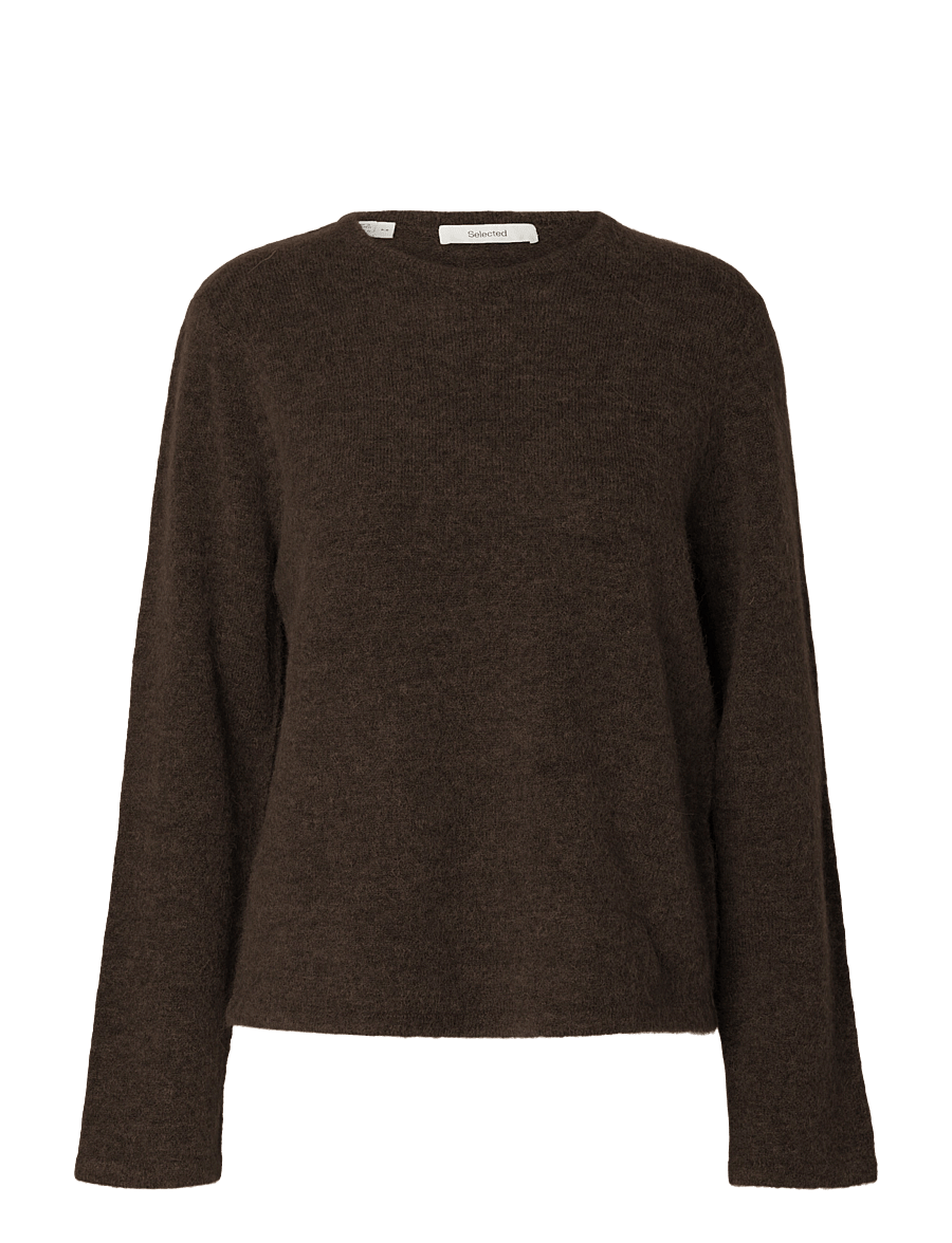 Selected - SLWLULU NEW LS KNIT O-NECK NOOS - pullover - delicioso - 0