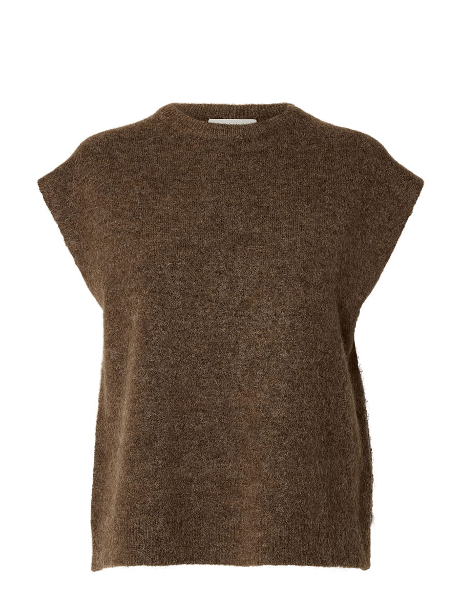 Selected - SLWLULU SL KNIT VEST NOOS - strickwesten - dachshund - 1
