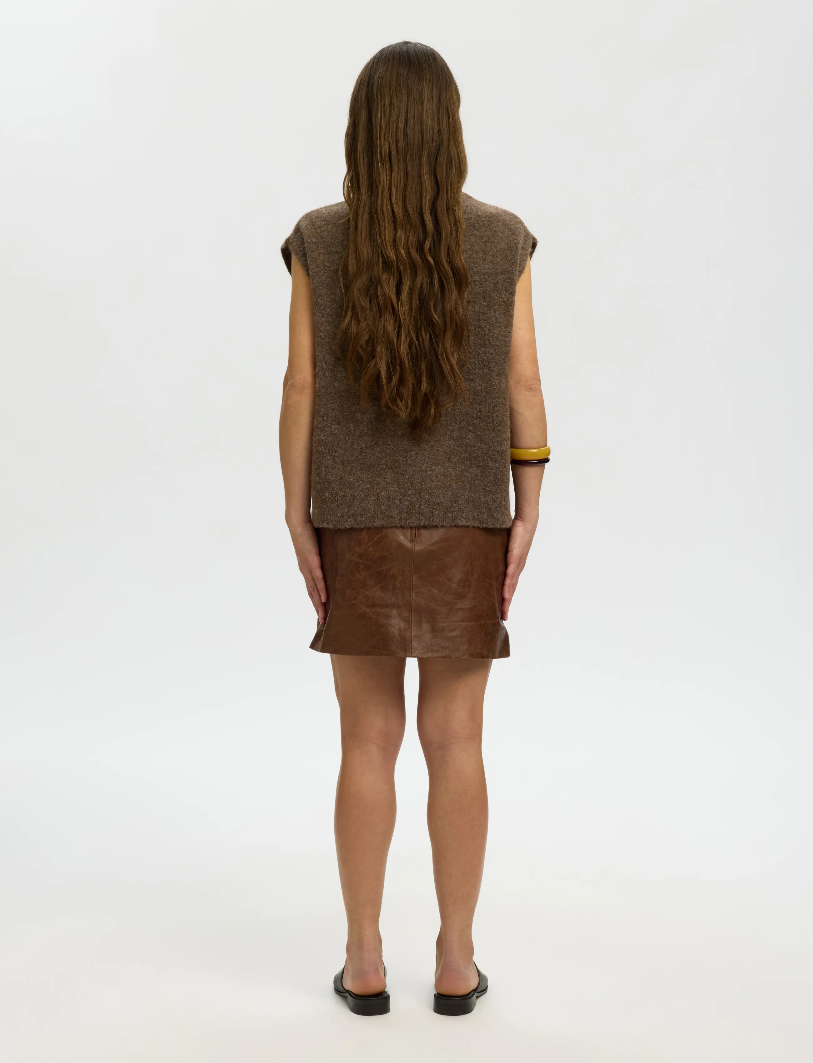 Selected - SLWLULU SL KNIT VEST NOOS - strickwesten - dachshund - 2