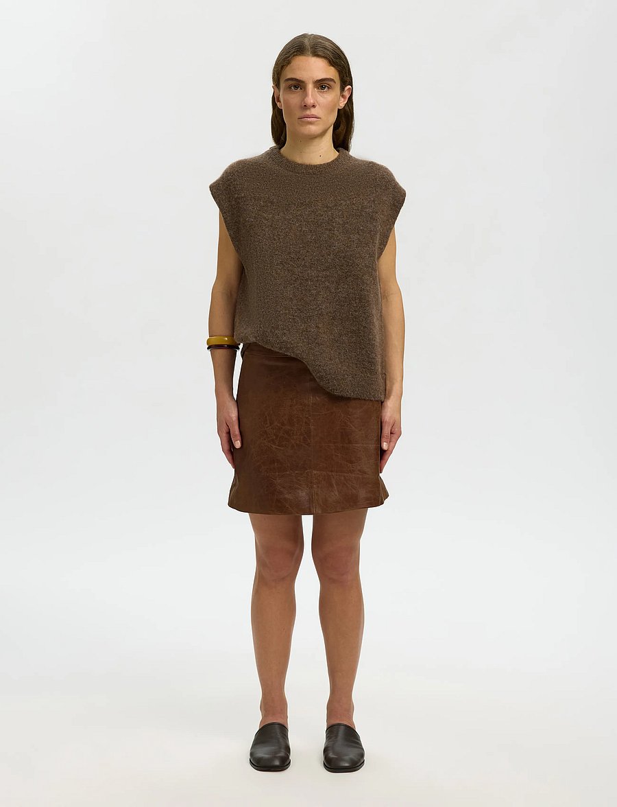 Selected - SLWLULU SL KNIT VEST NOOS - strickwesten - dachshund - 3