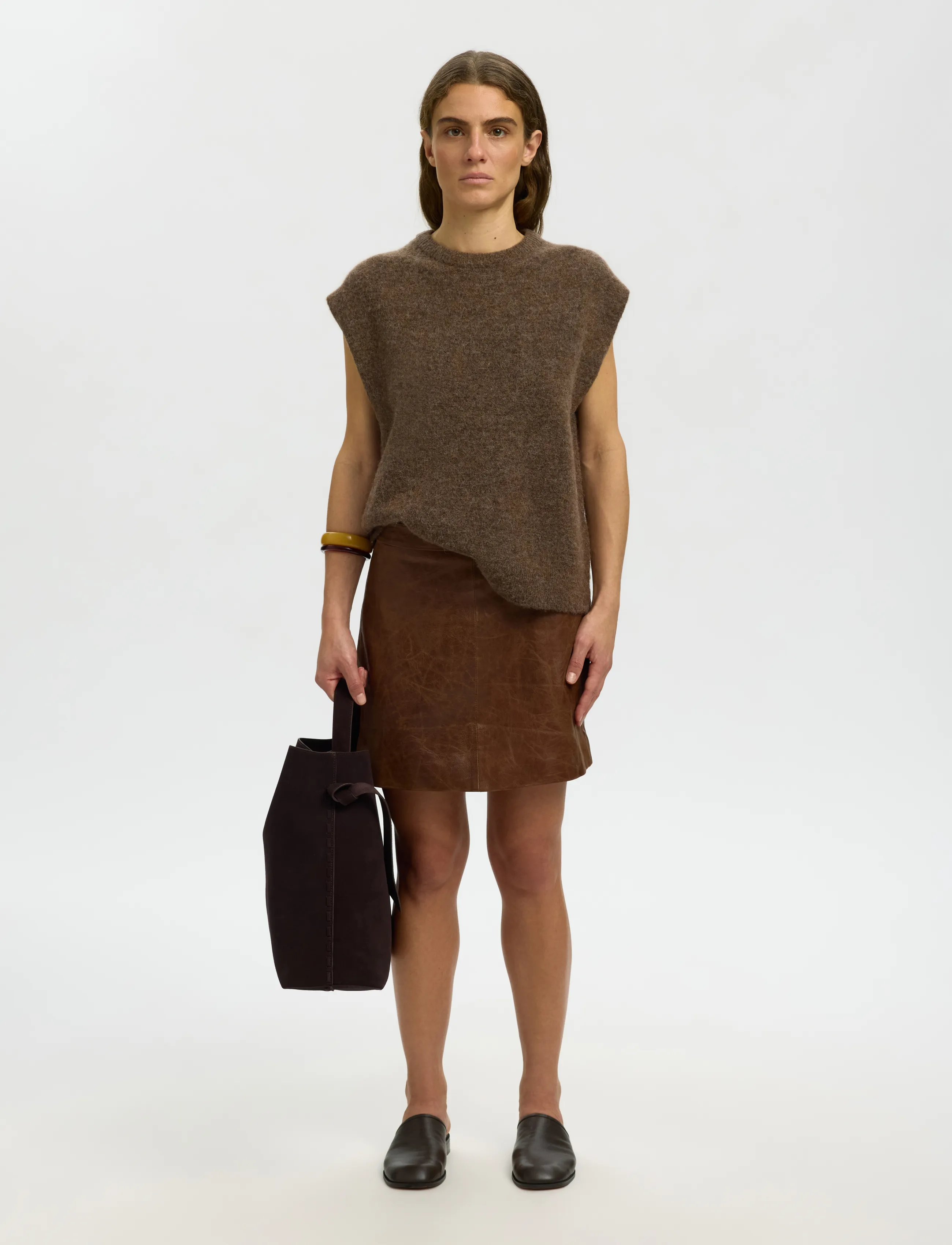 Selected - SLWLULU SL KNIT VEST NOOS - strickwesten - dachshund - 5