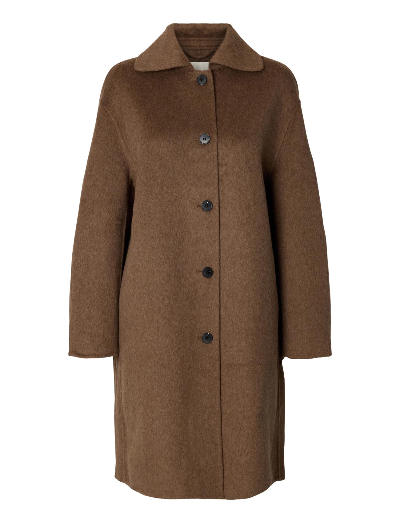 Selected - SLWGERI HANDMADE COAT #S - chocolate chip - 1