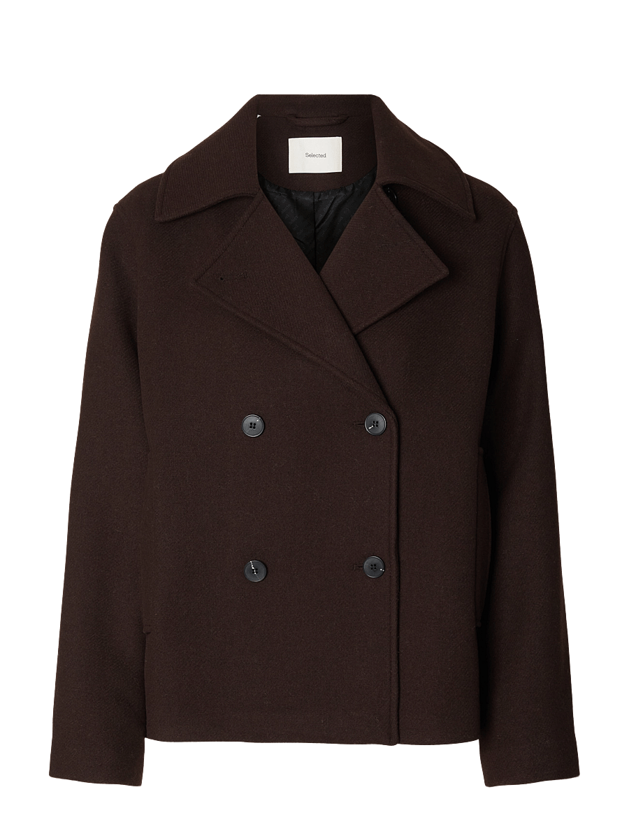 Selected - SLWZIA-ALMA WOOL BLEND JACKET NOOS - ulljackor - delicioso - 1