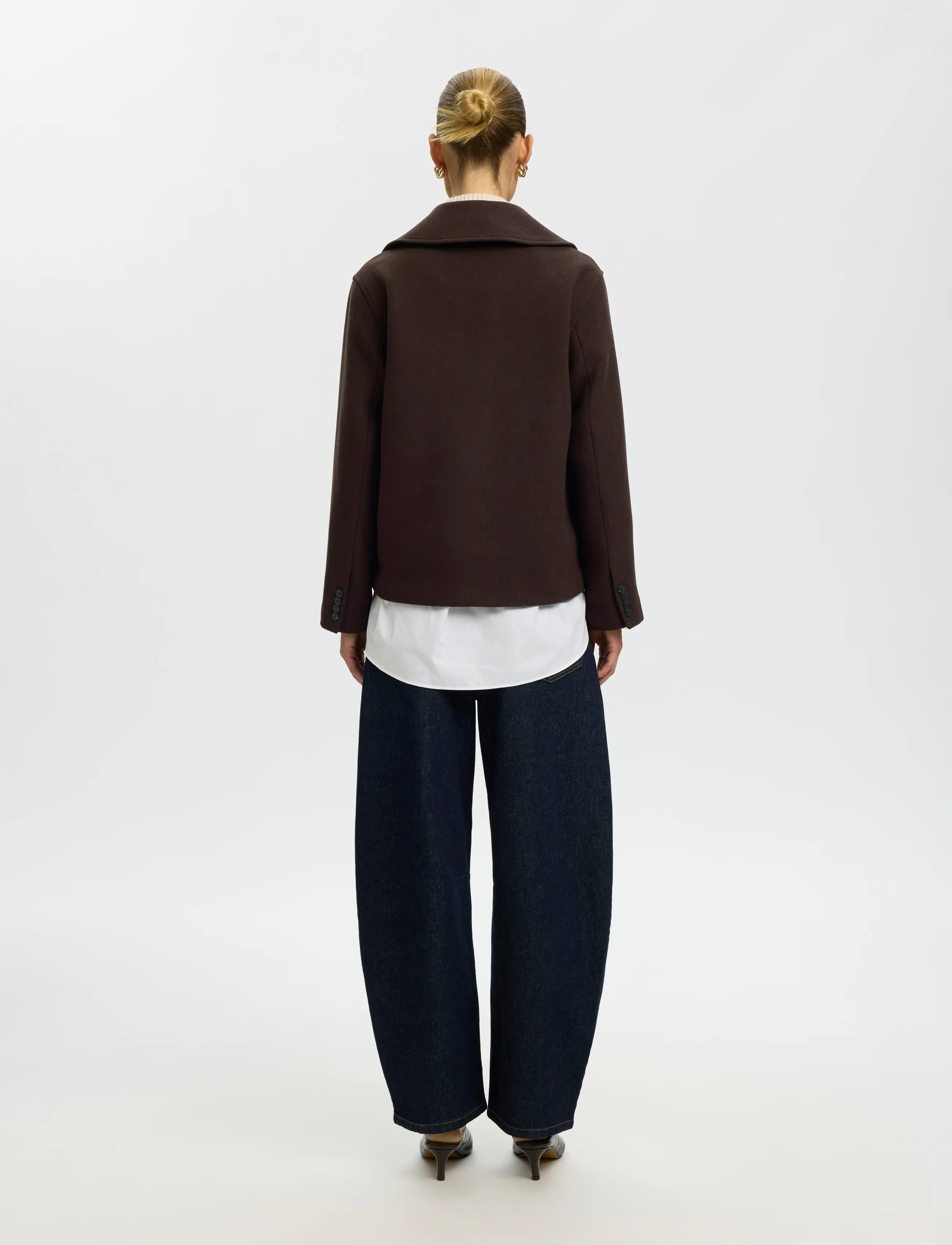 Selected - SLWZIA-ALMA WOOL BLEND JACKET NOOS - ulljackor - delicioso - 2