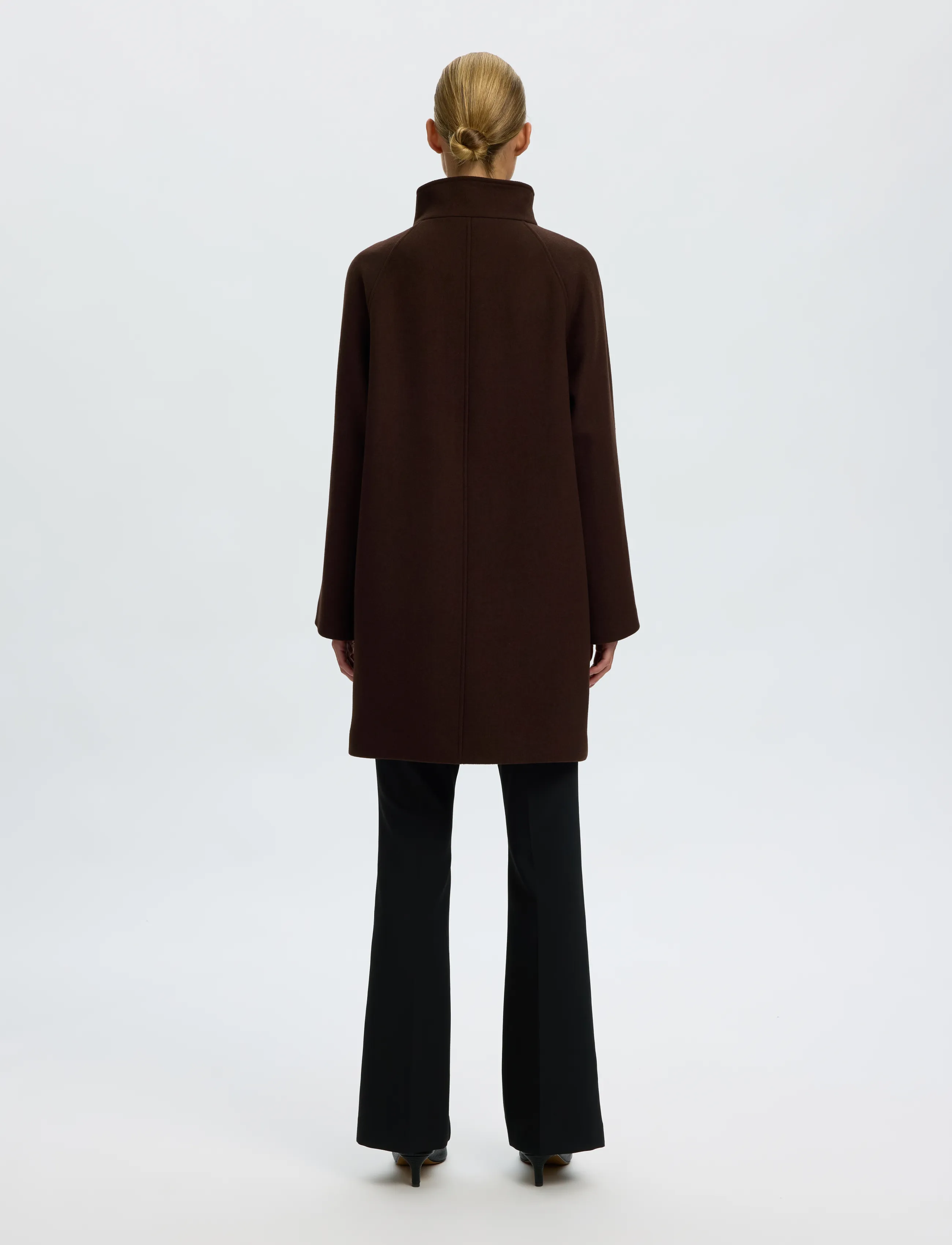 Selected - SLWZIA-VINNI WOOL BLEND COAT NOOS - winterjacken - delicioso - 2