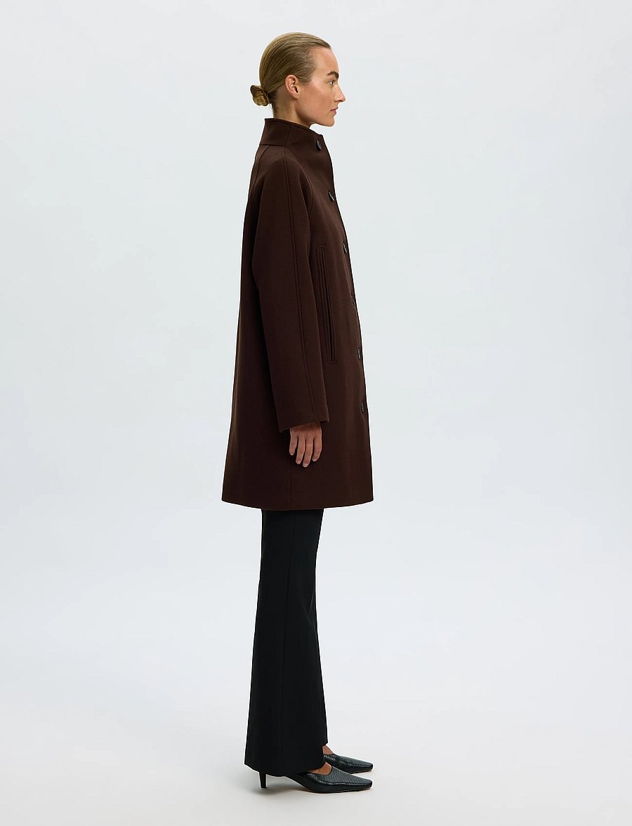 Selected - SLWZIA-VINNI WOOL BLEND COAT NOOS - winterjacken - delicioso - 3