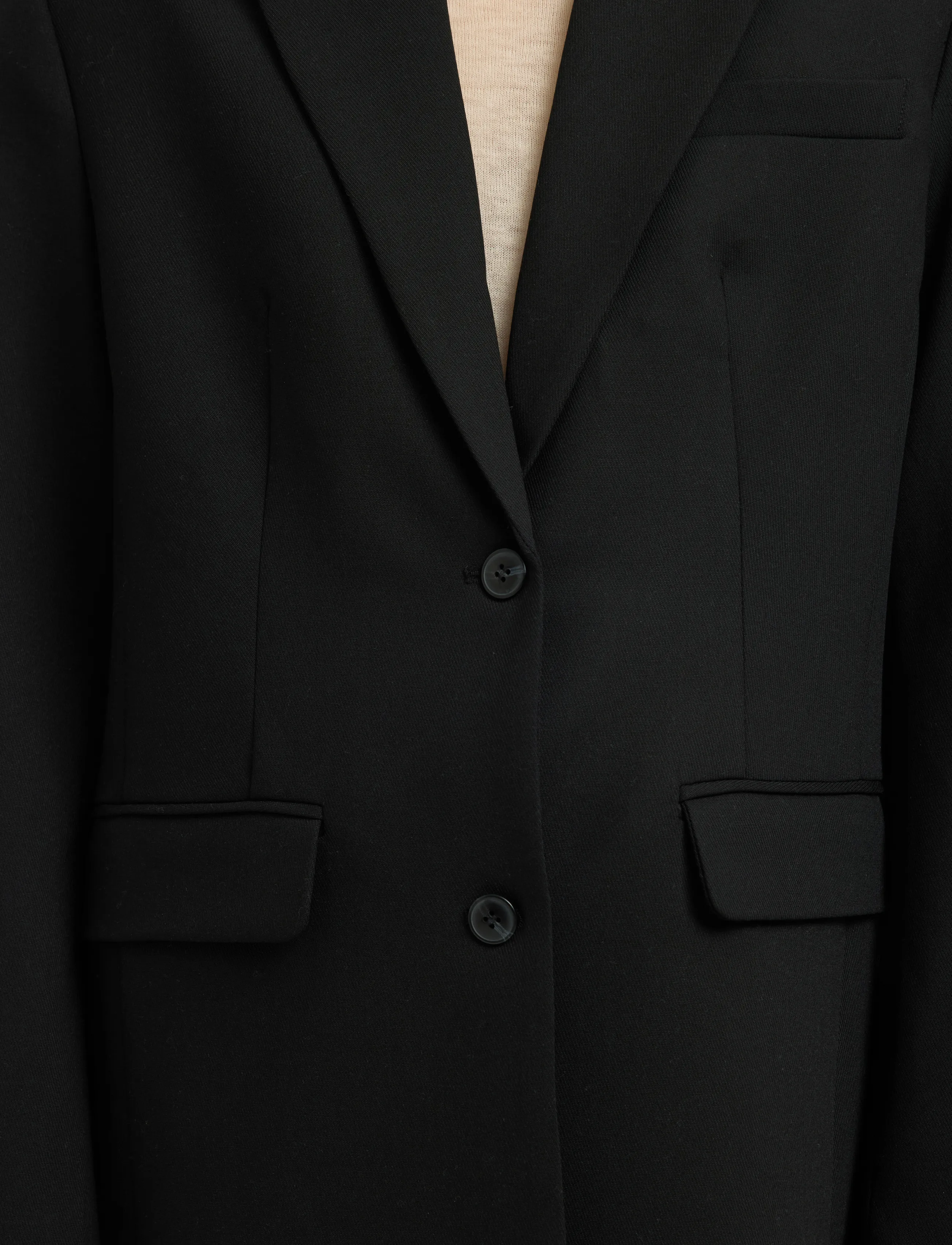 Selected - SLWOVERSIZED MARA WOOL BLEND BLAZER NOOS - black - 5