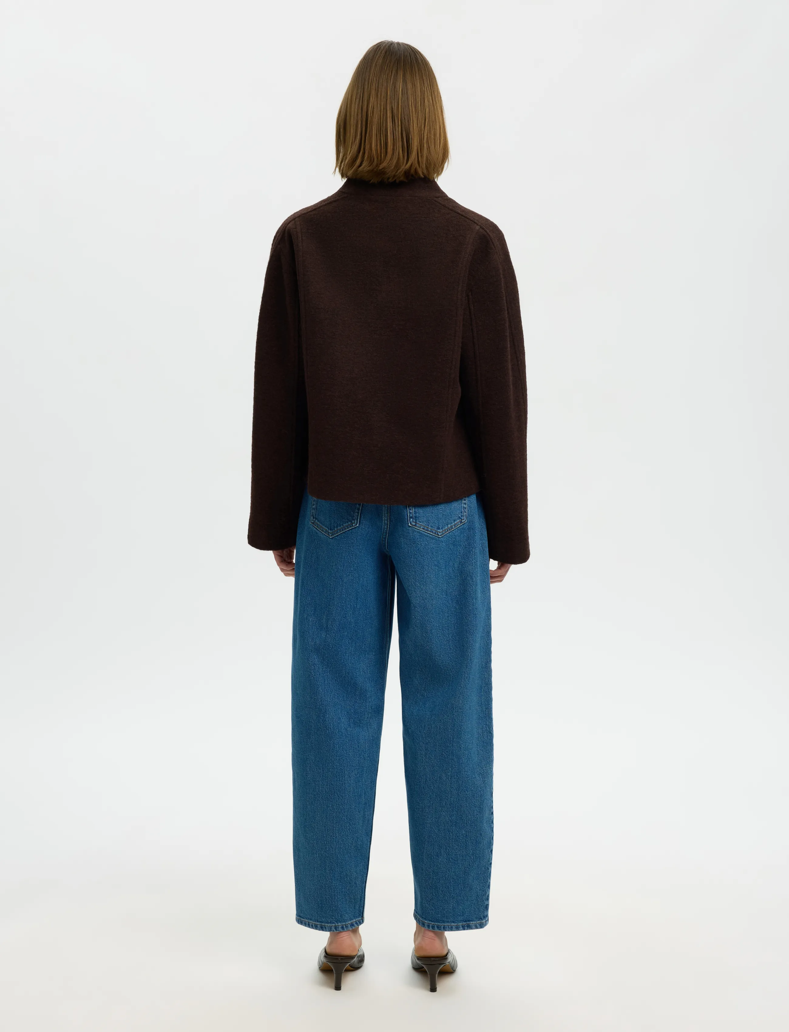 Selected - SLWJACQUELINE WOOL BLEND JACKET NOOS - ulljackor - delicioso - 2