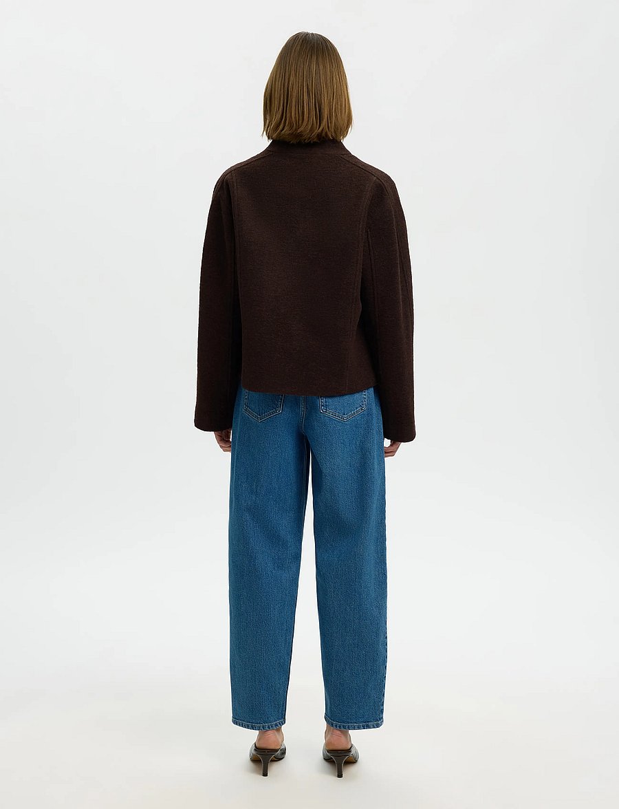 Selected - SLWJACQUELINE WOOL BLEND JACKET NOOS - uldjakker - delicioso - 2