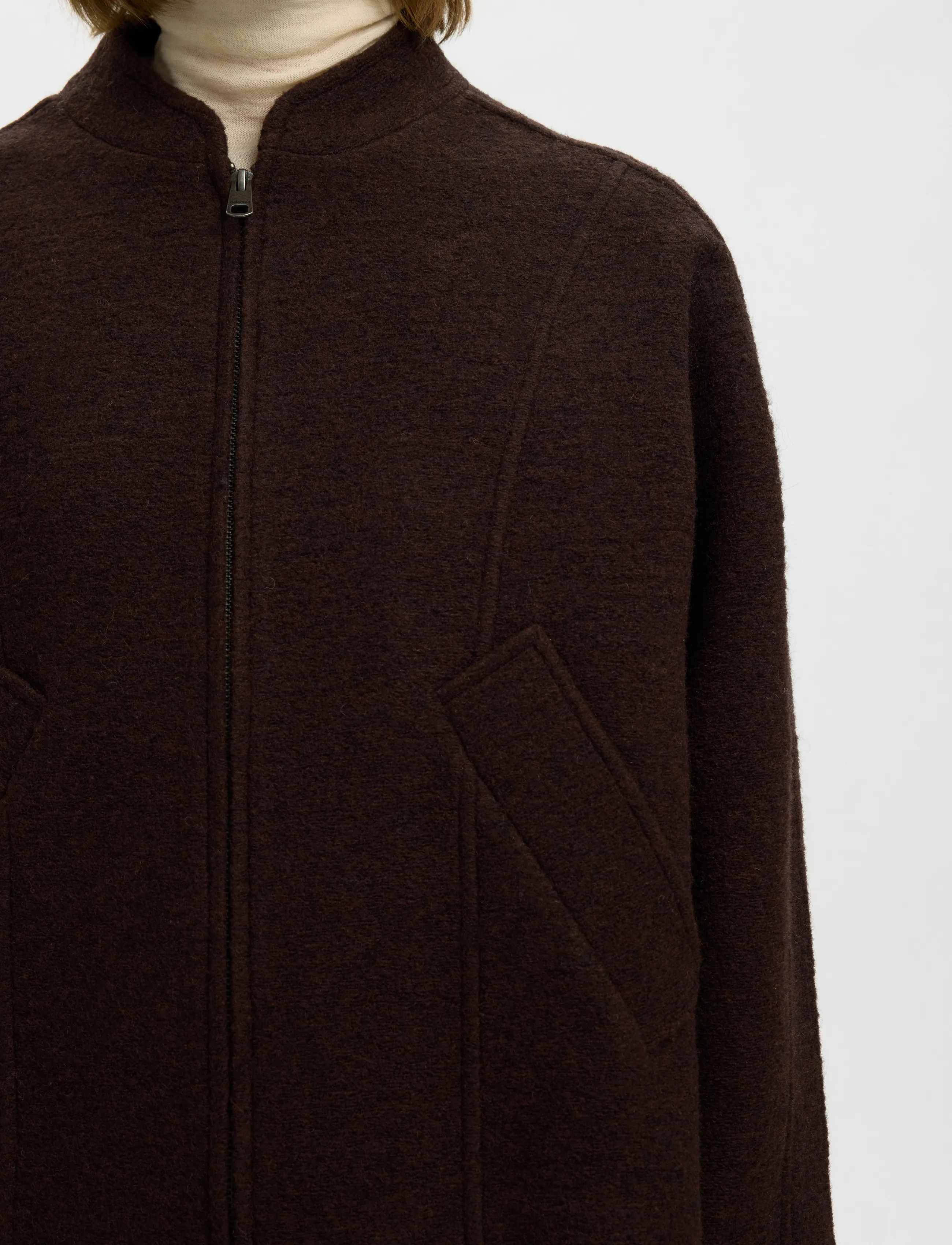 Selected - SLWJACQUELINE WOOL BLEND JACKET NOOS - ulljackor - delicioso - 4