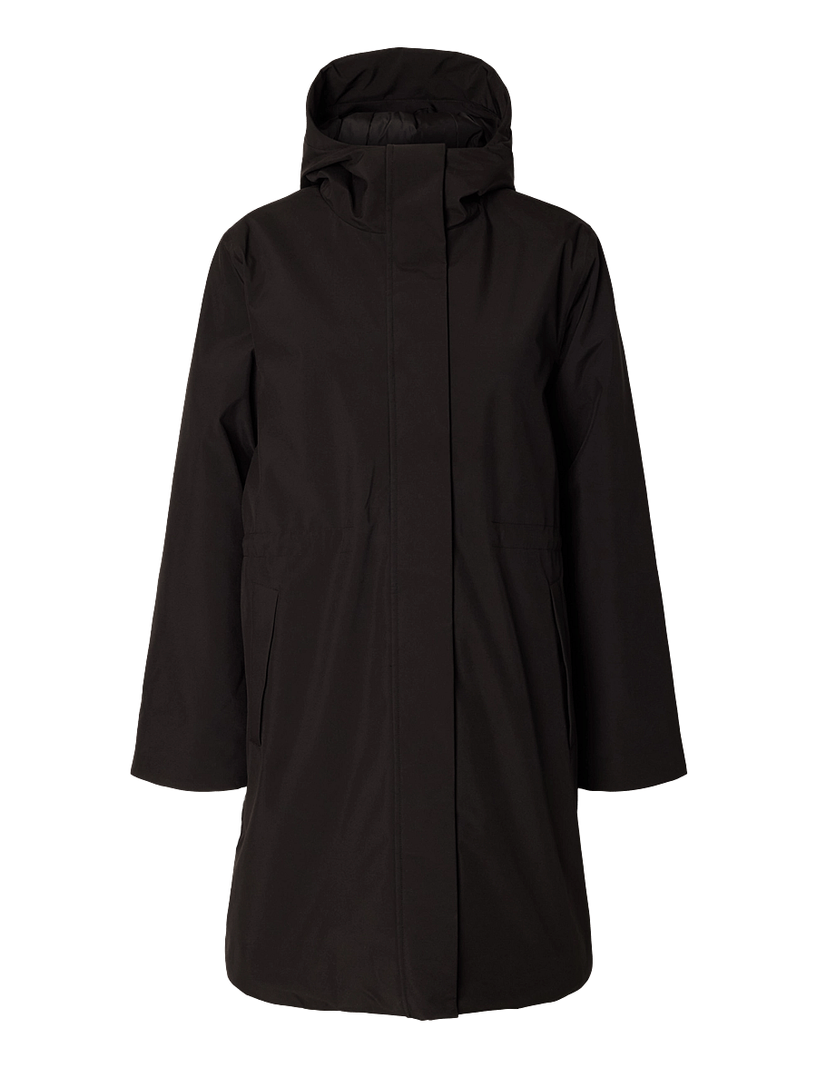 Selected - SLWFRANCINE URBAN TECH PARKA - parkas - black - 1
