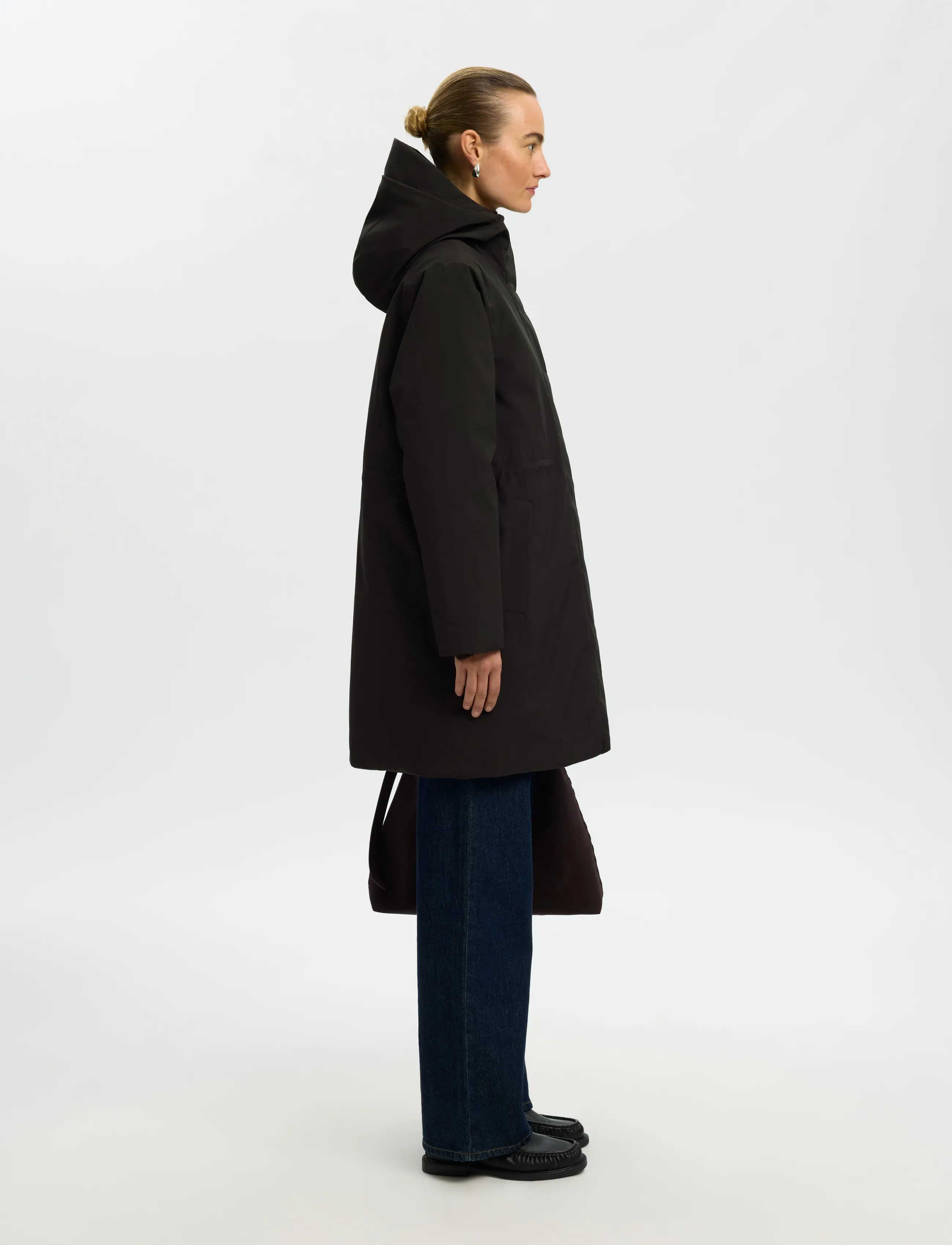 Selected - SLWFRANCINE URBAN TECH PARKA - parkas - black - 3