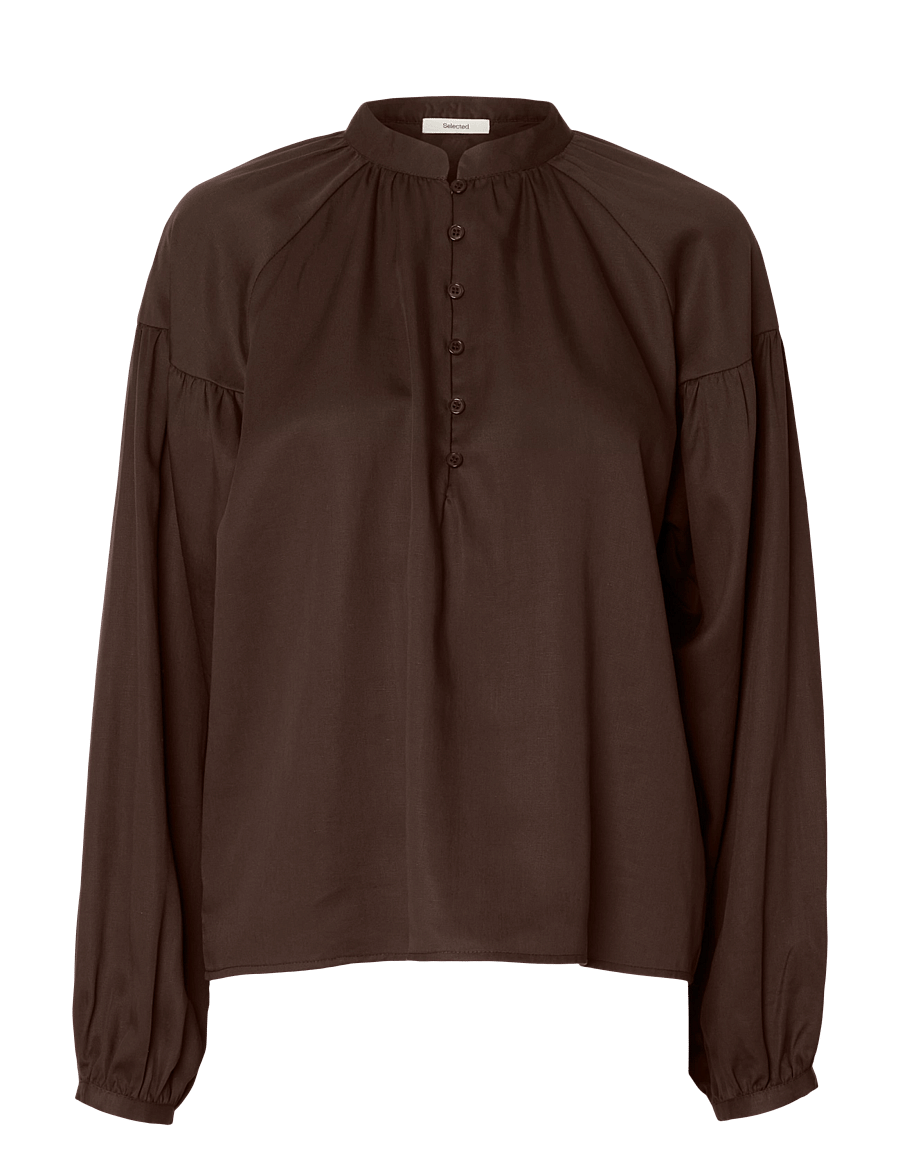 Selected - SLWDONNA LS SHIRT NOOS - delicioso - 1