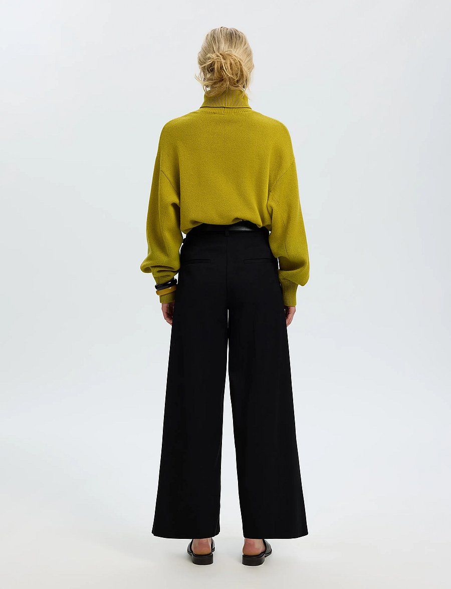Selected - SLWELLIE LS KNIT ROLL NECK - pullover - avocado oil - 2