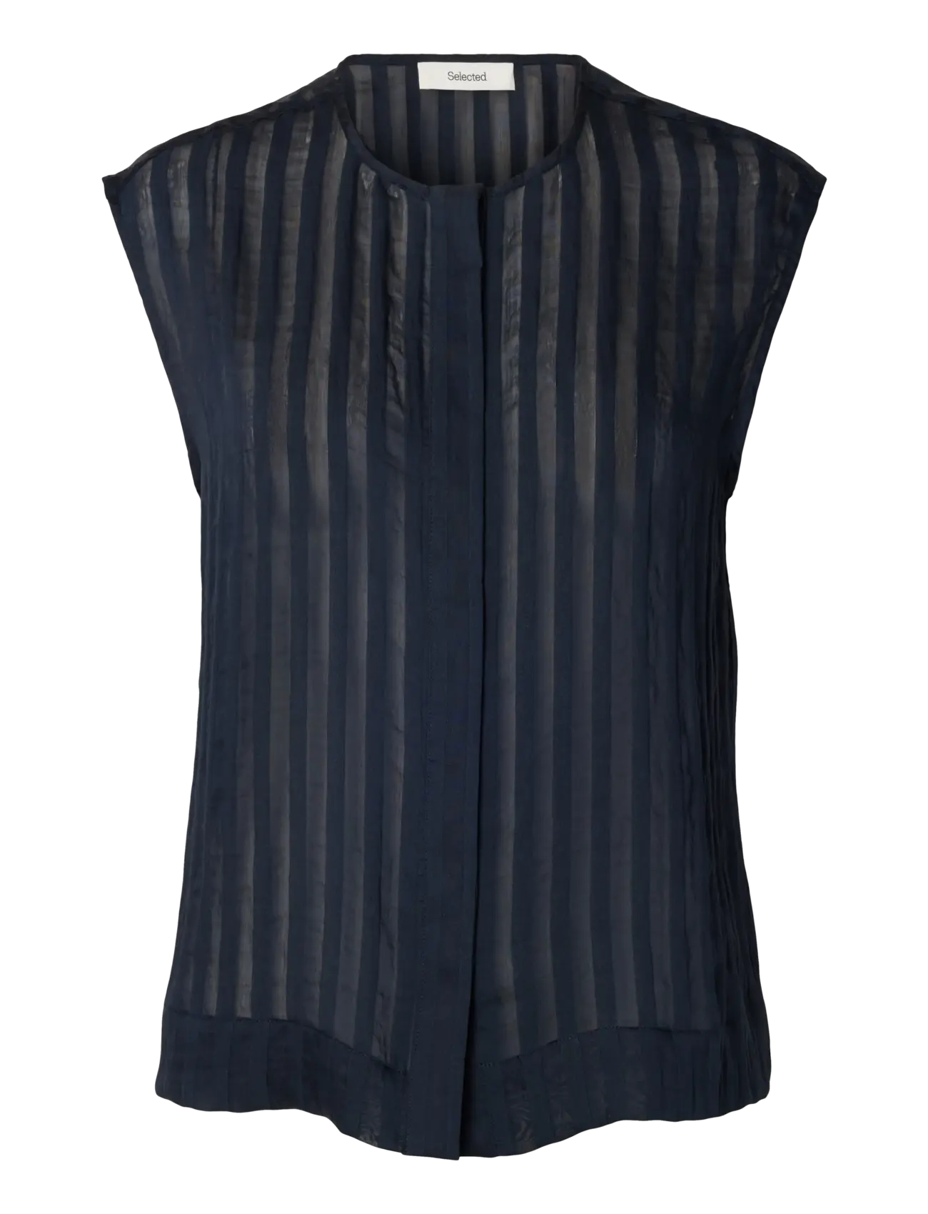 Selected SLFTORAN REGULAR SL STRIPED SHIRT B - Kleidung - DARK SAPPHIRE / navy