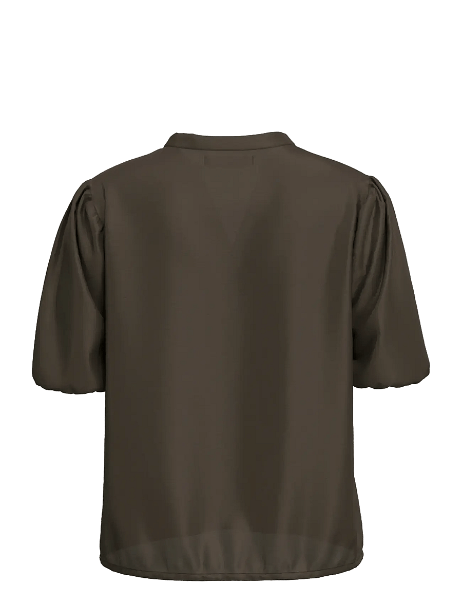 Selected - SLFLAURINA 2/4 SLEEVE TOP EX - short-sleeved blouses - delicioso - 1