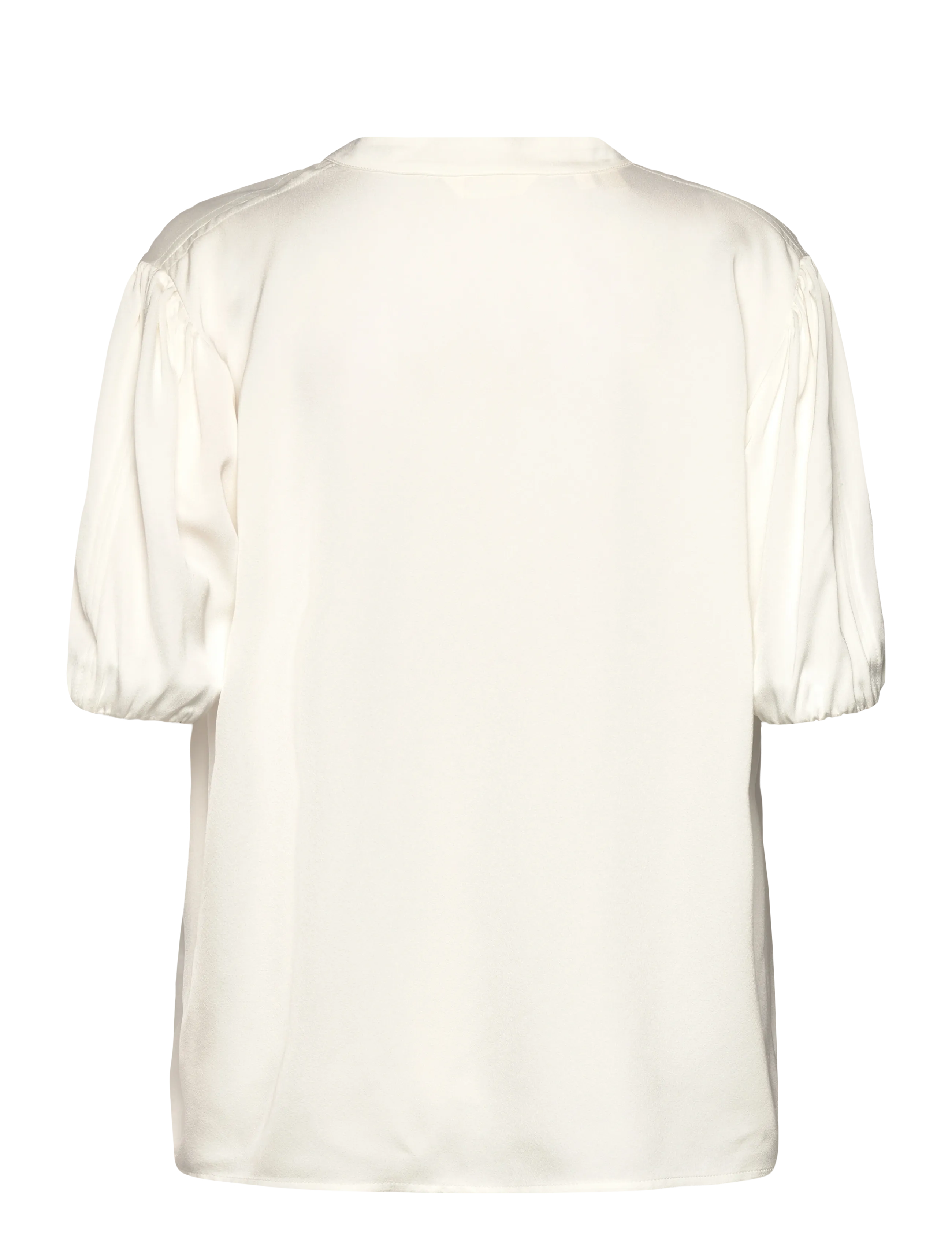 Selected - SLFLAURINA 2/4 SLEEVE TOP EX - palaidinės trumpomis rankovėmis - snow white - 1