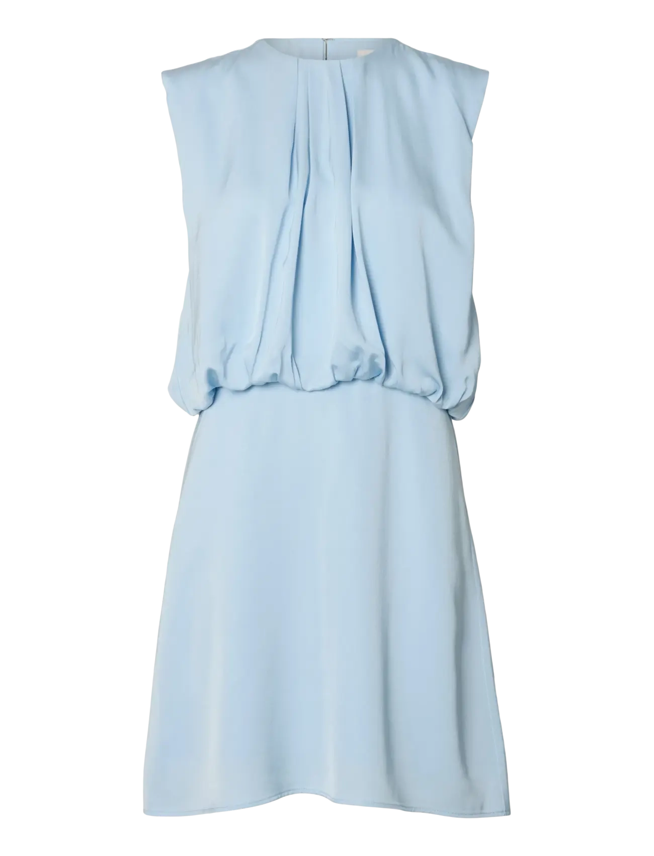 Selected Slflaurina Regular Sl Short Dress B, 42, Blue, Kjoler > Kort Kjole, Dame