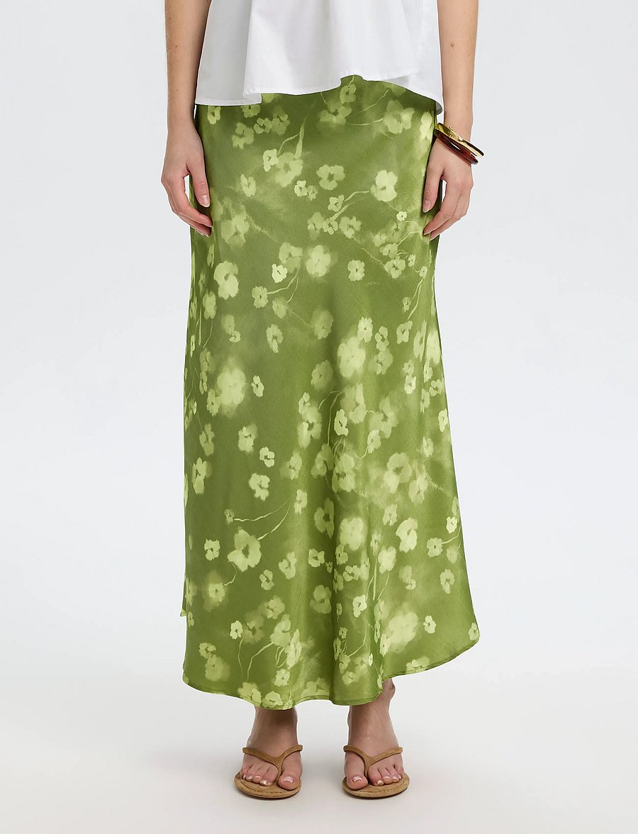 Selected - SLFGIONA-LENA HW ANKLE SKIRT B - maxikjolar - lint - 0