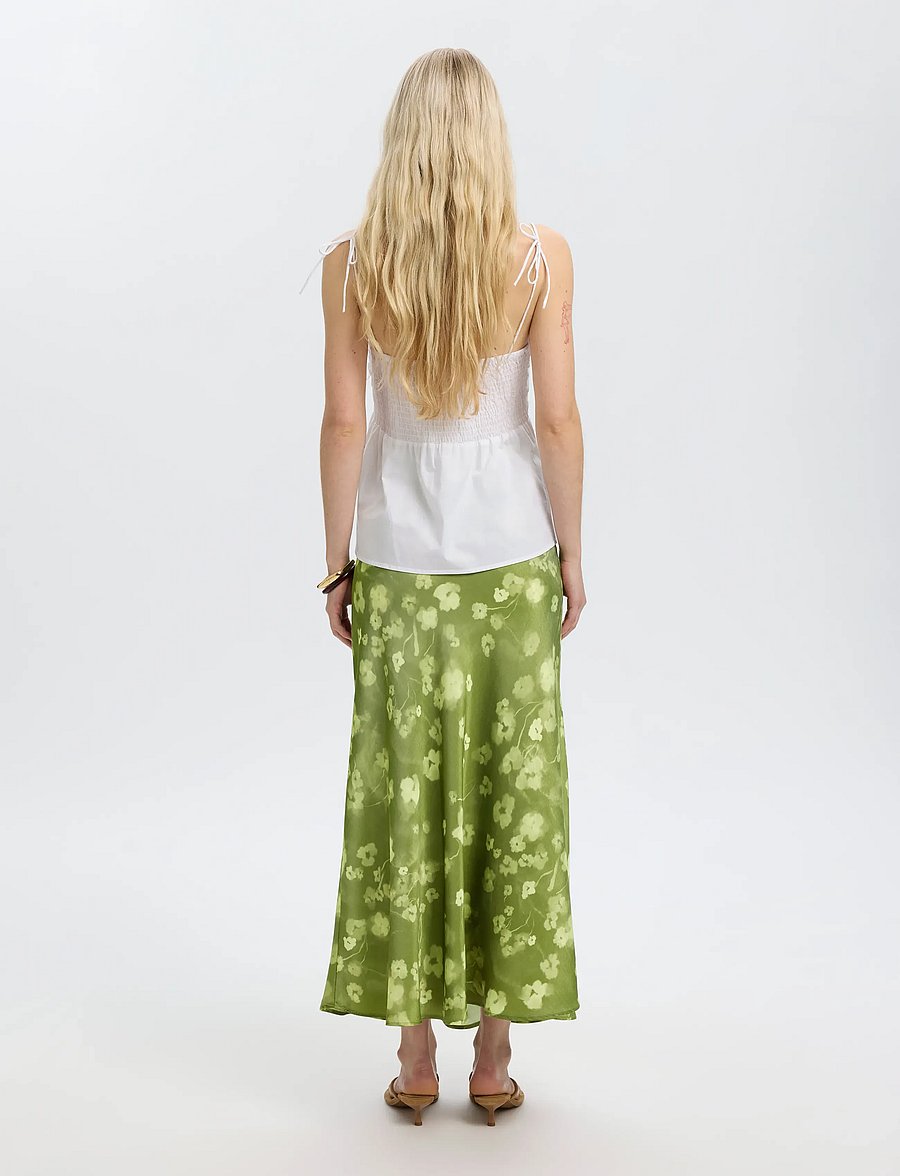 Selected - SLFGIONA-LENA HW ANKLE SKIRT B - maxikjolar - lint - 2