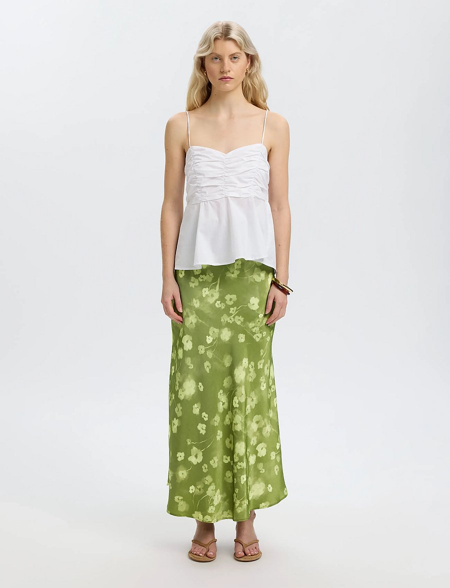 Selected - SLFGIONA-LENA HW ANKLE SKIRT B - maxikjolar - lint - 3