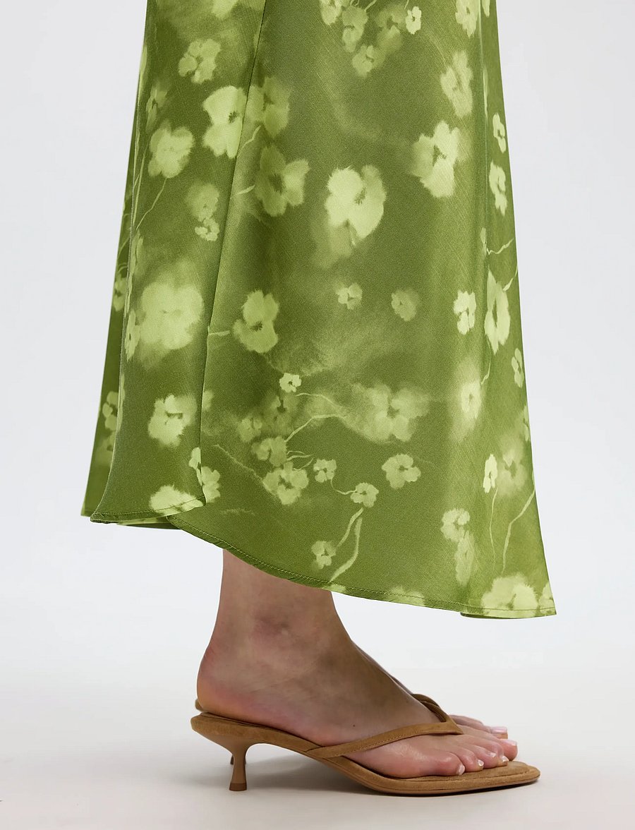 Selected - SLFGIONA-LENA HW ANKLE SKIRT B - maxikjolar - lint - 4