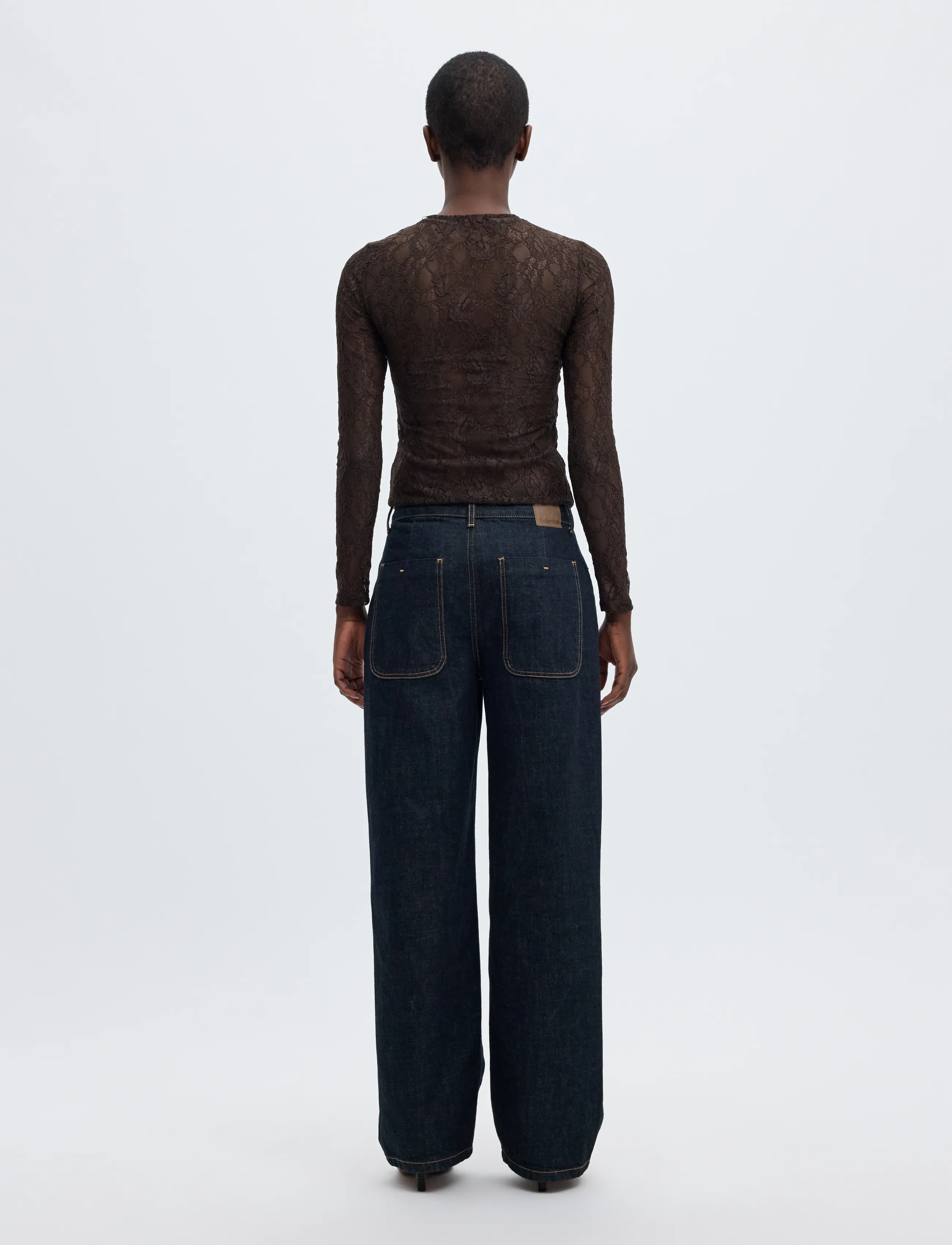 Selected - SLWMISTA LS O-NECK TOP - delicioso - 2