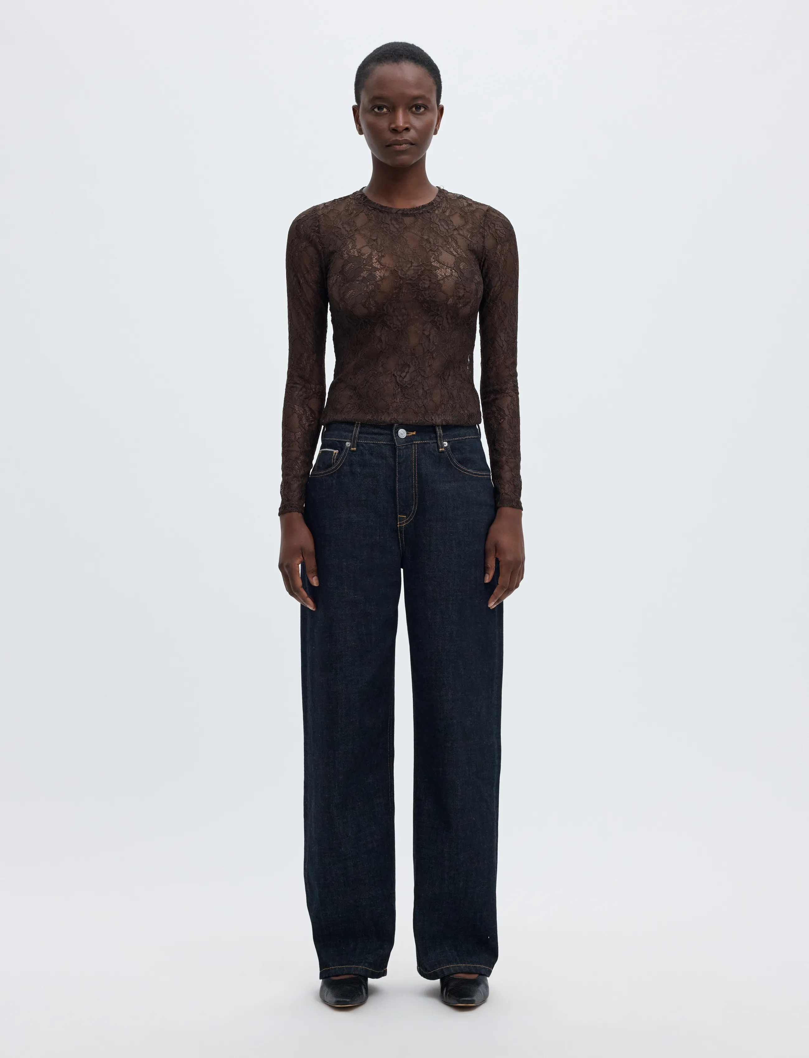 Selected - SLWMISTA LS O-NECK TOP - delicioso - 3