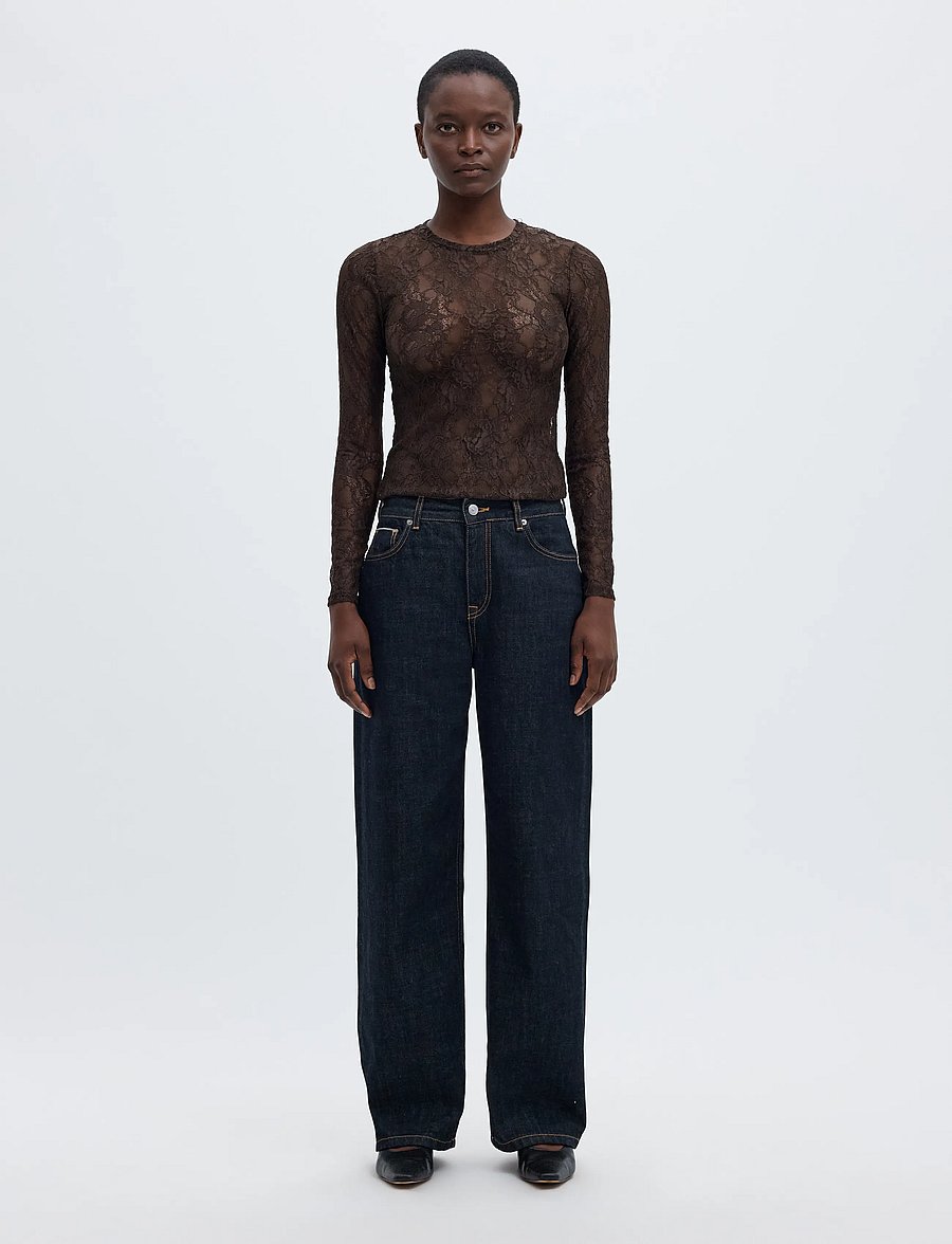 Selected - SLWMISTA LS O-NECK TOP - langærmede toppe - delicioso - 3