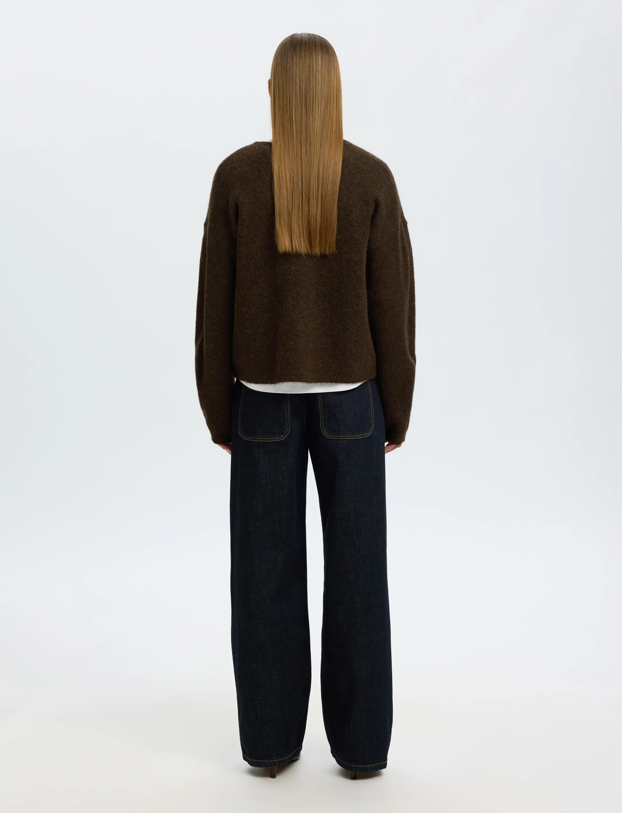 Selected - SLWLULU LS DUFFLE KNIT CARDIGAN - kardiganid - delicioso - 2