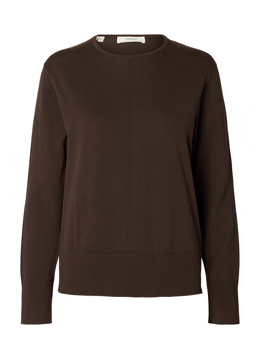 Selected - SLWTOLEDO LS KNIT O-NECK - delicioso - 0