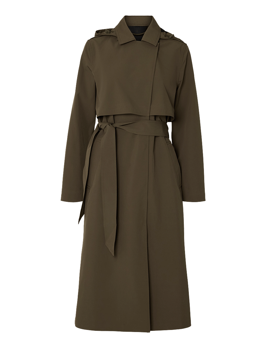 Selected - SLWNEW ALINE TECH TRENCHCOAT NOOS - vihmamantlid - grape leaf - 1