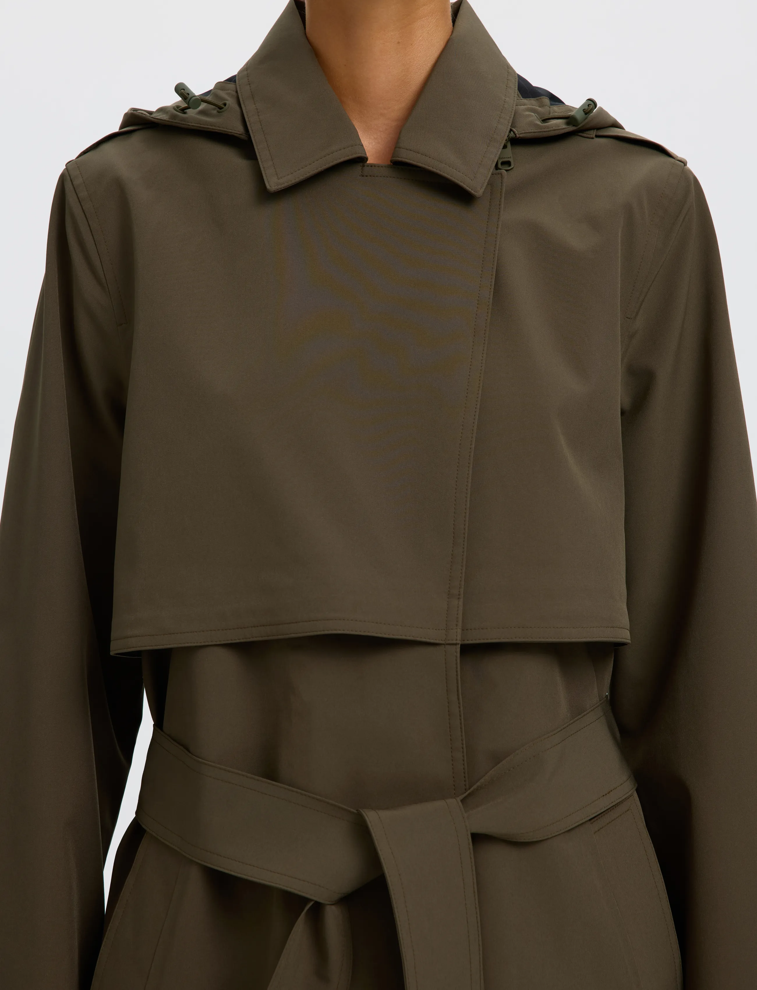 Selected - SLWNEW ALINE TECH TRENCHCOAT NOOS - vihmamantlid - grape leaf - 4