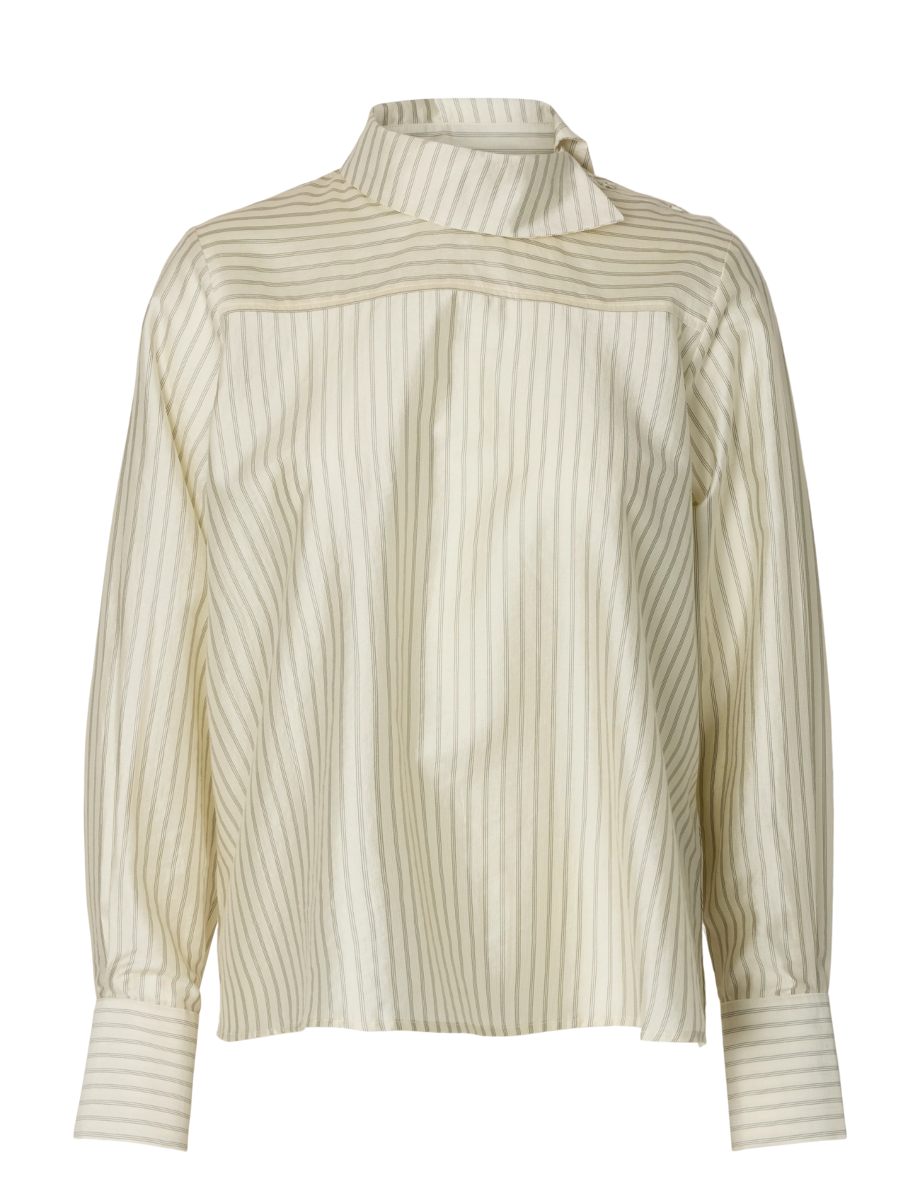 Selected SLWCONNIE LS RELAXED TOP - Tøj - EGRET / cream