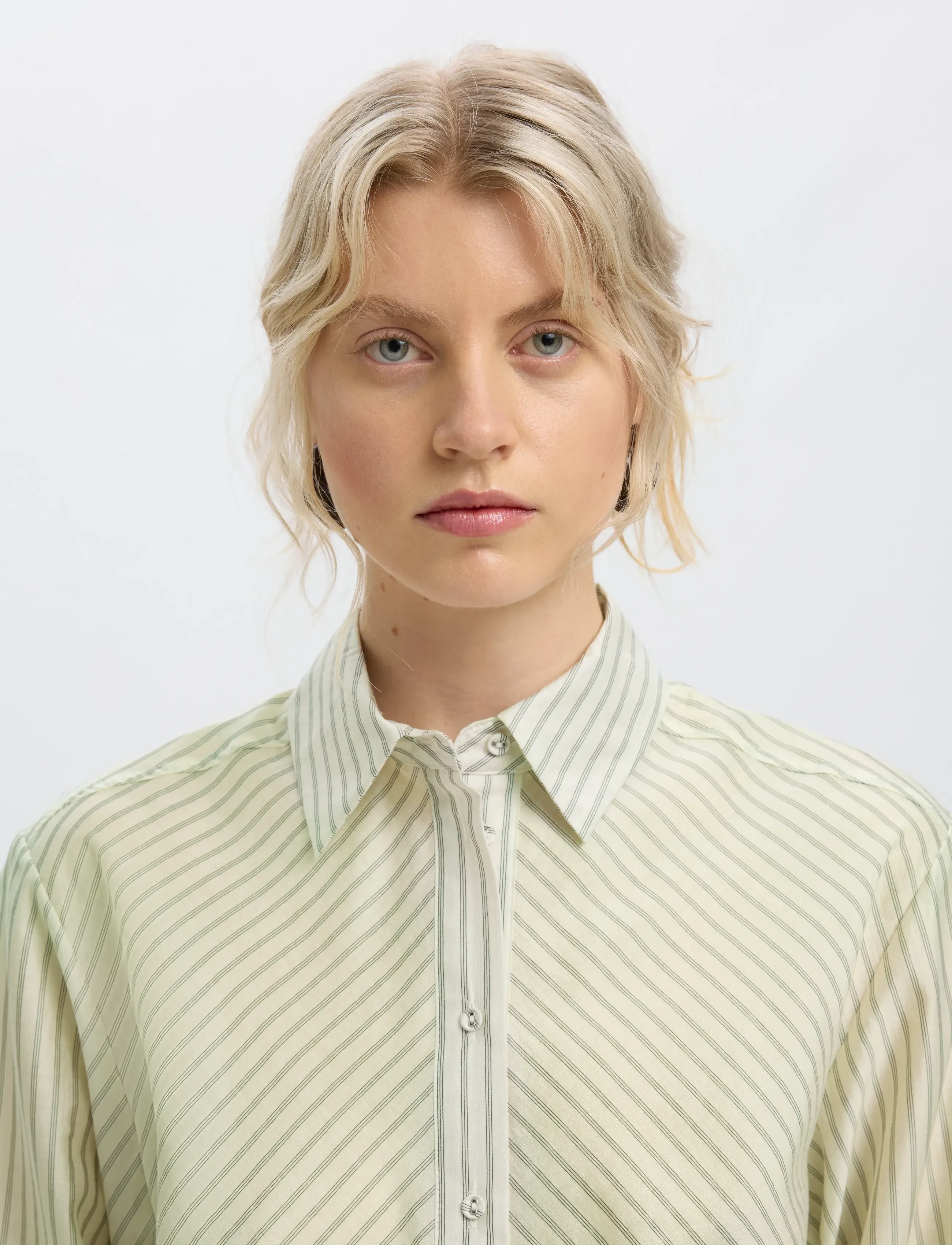 Selected - SLWCONNIE LS RELAXED SHIRT - langærmede skjorter - egret - 4