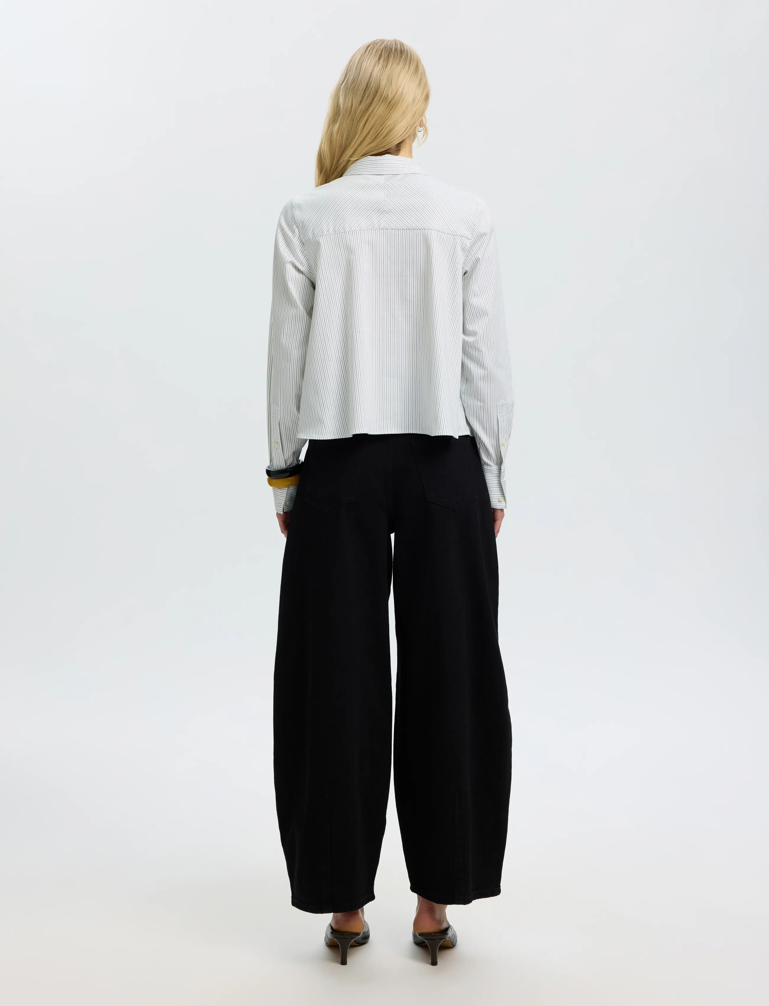 Selected - SLWROMIE LS RELAXED SHIRT - avocado oil - 2