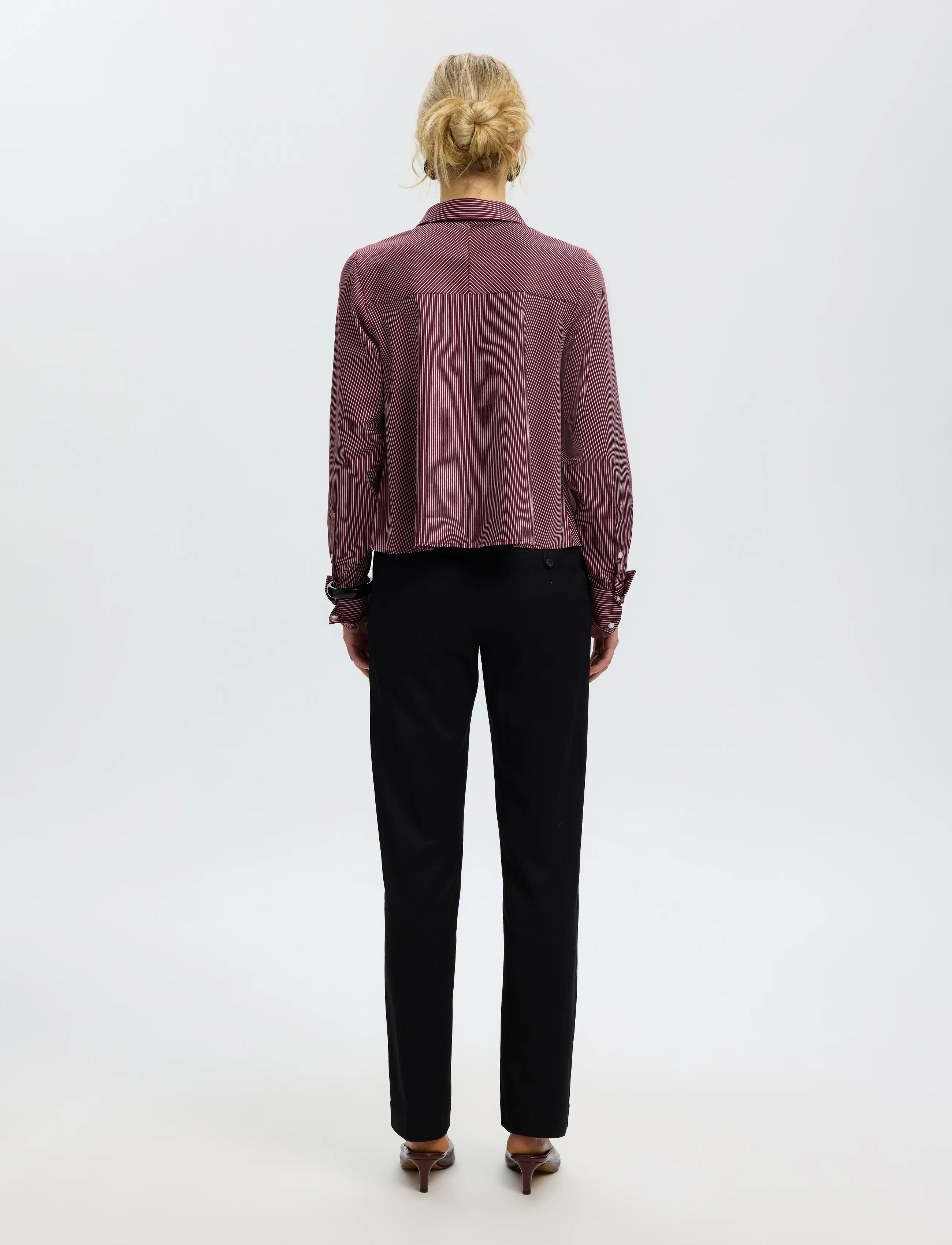 Selected - SLWROMIE LS RELAXED SHIRT - langärmlige hemden - tawny port - 2