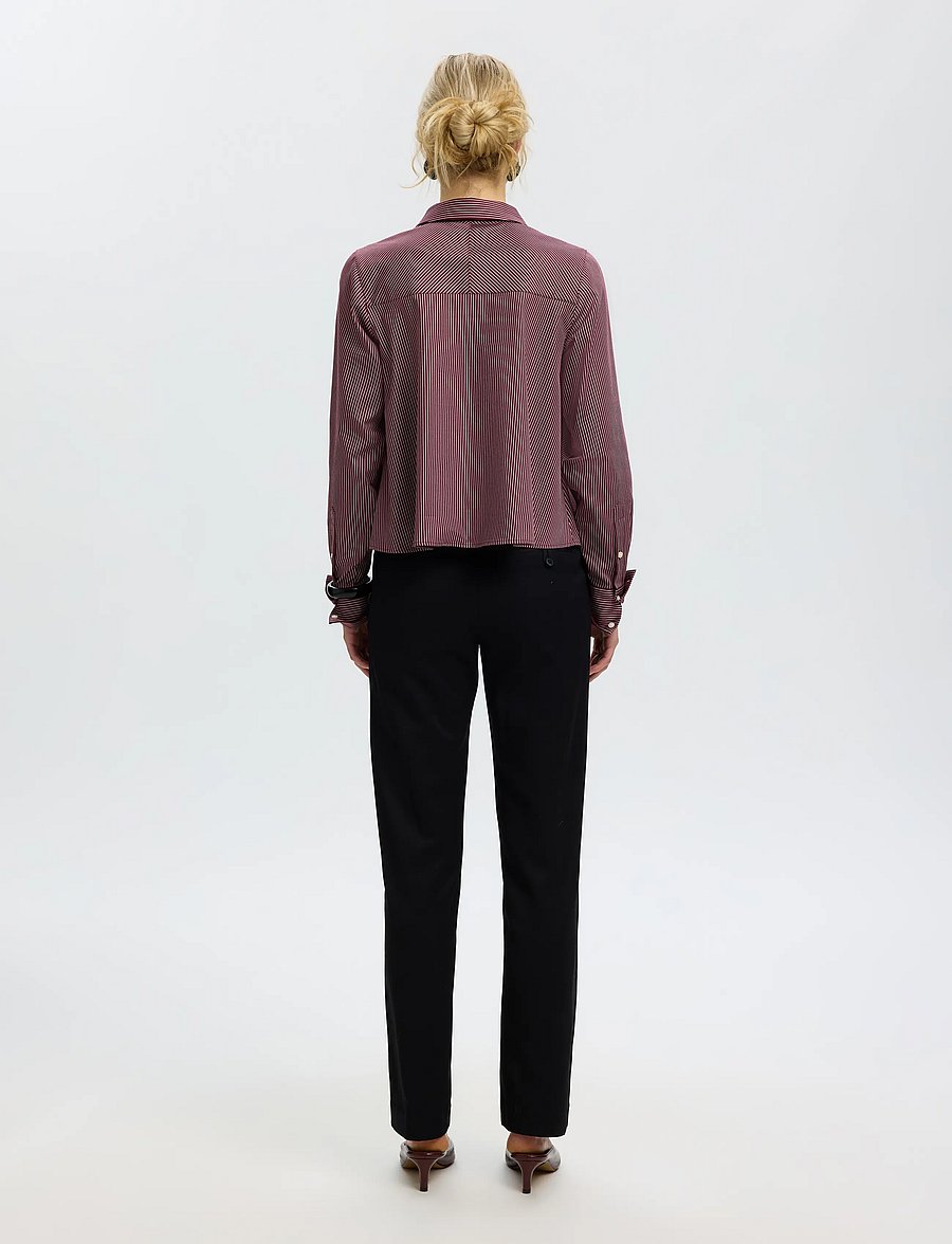 Selected - SLWROMIE LS RELAXED SHIRT - langärmlige hemden - tawny port - 2