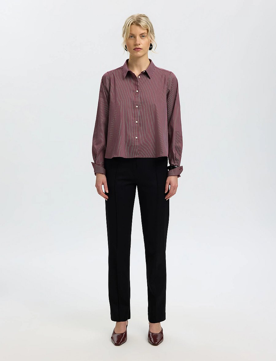 Selected - SLWROMIE LS RELAXED SHIRT - langärmlige hemden - tawny port - 3