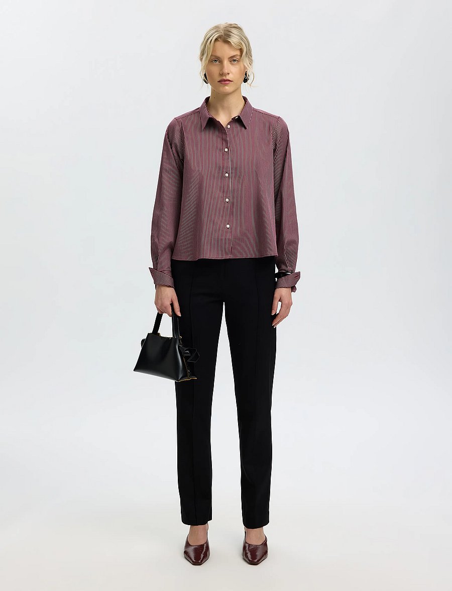 Selected - SLWROMIE LS RELAXED SHIRT - langärmlige hemden - tawny port - 5