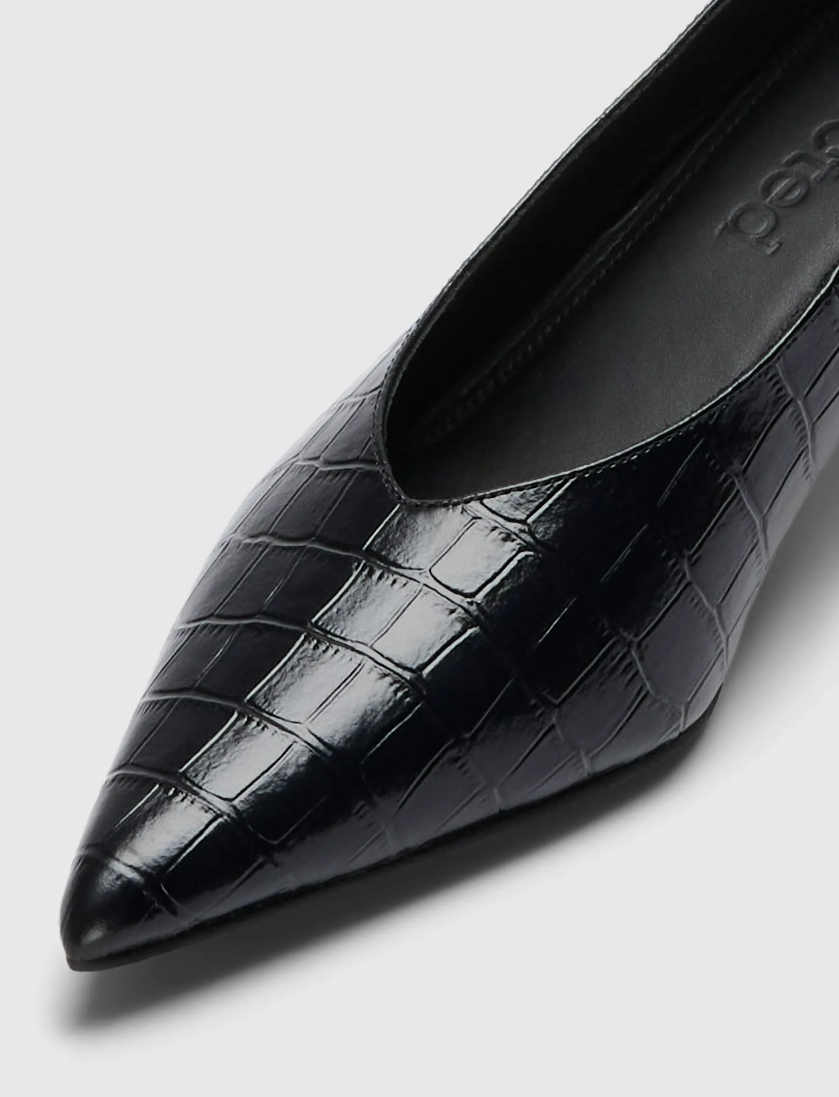 Selected - SLWIVY LEATHER PUMP - pumps - black - 3