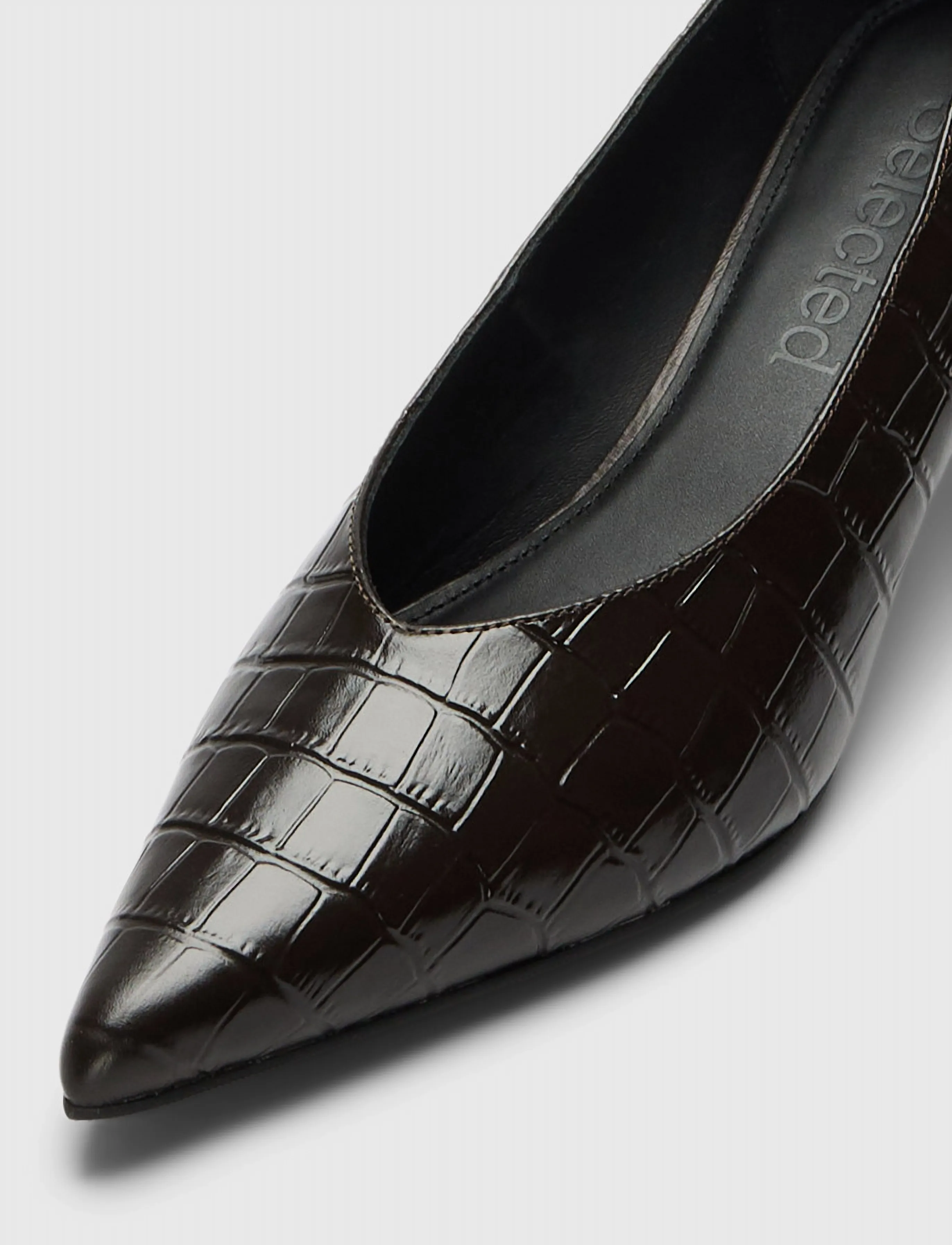 Selected - SLWIVY LEATHER PUMP - kontsakingad - delicioso - 4