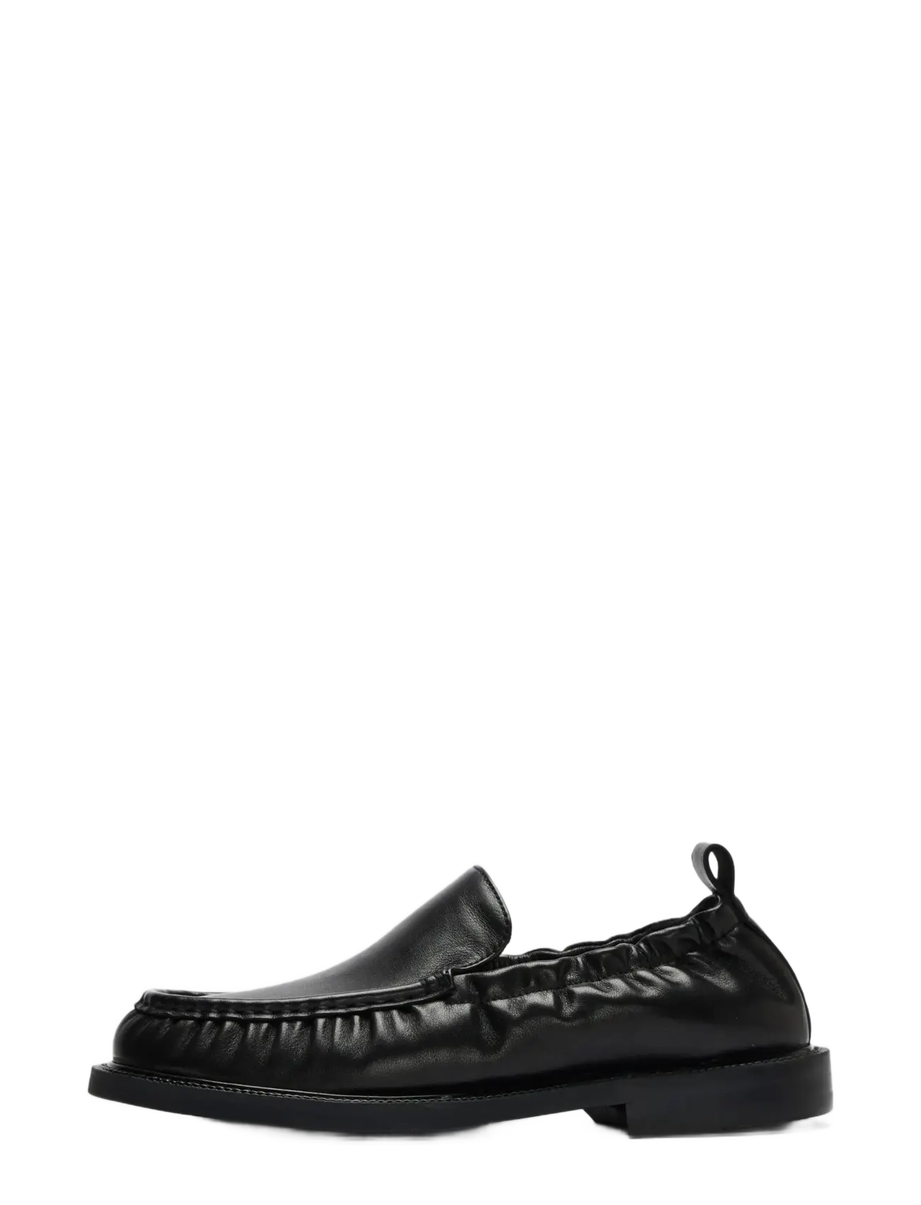 Selected SLWEDEN LEATHER LOAFER - Jalanõud - BLACK / black