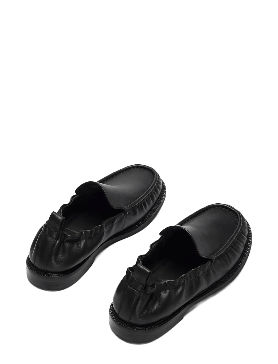 Selected - SLWEDEN LEATHER LOAFER - moetrendid - black - 1