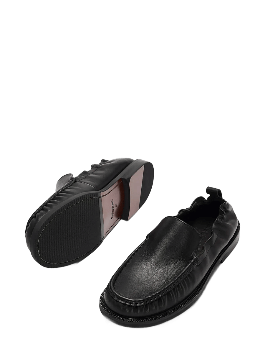 Selected - SLWEDEN LEATHER LOAFER - moetrendid - black - 2