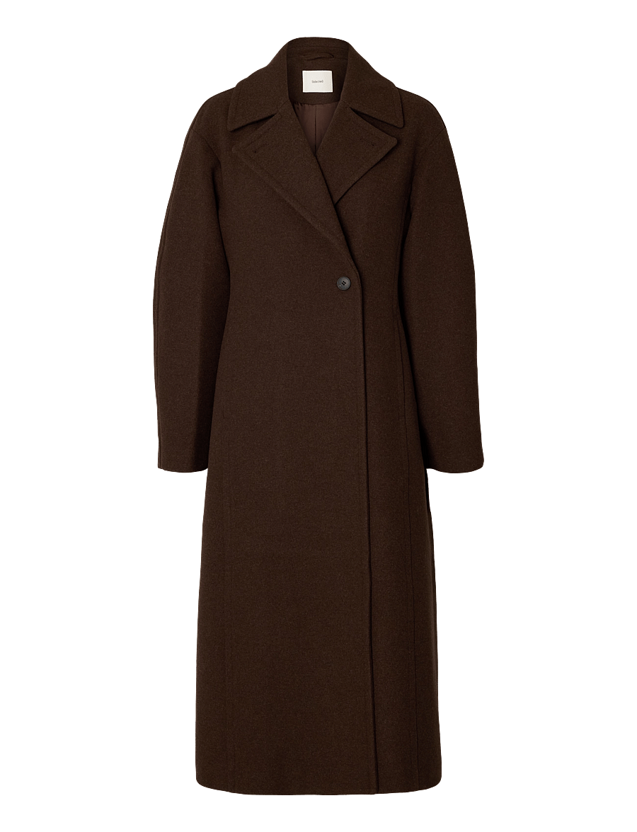 Selected - SLWVALERIE WOOL BLEND COAT - delicioso - 1