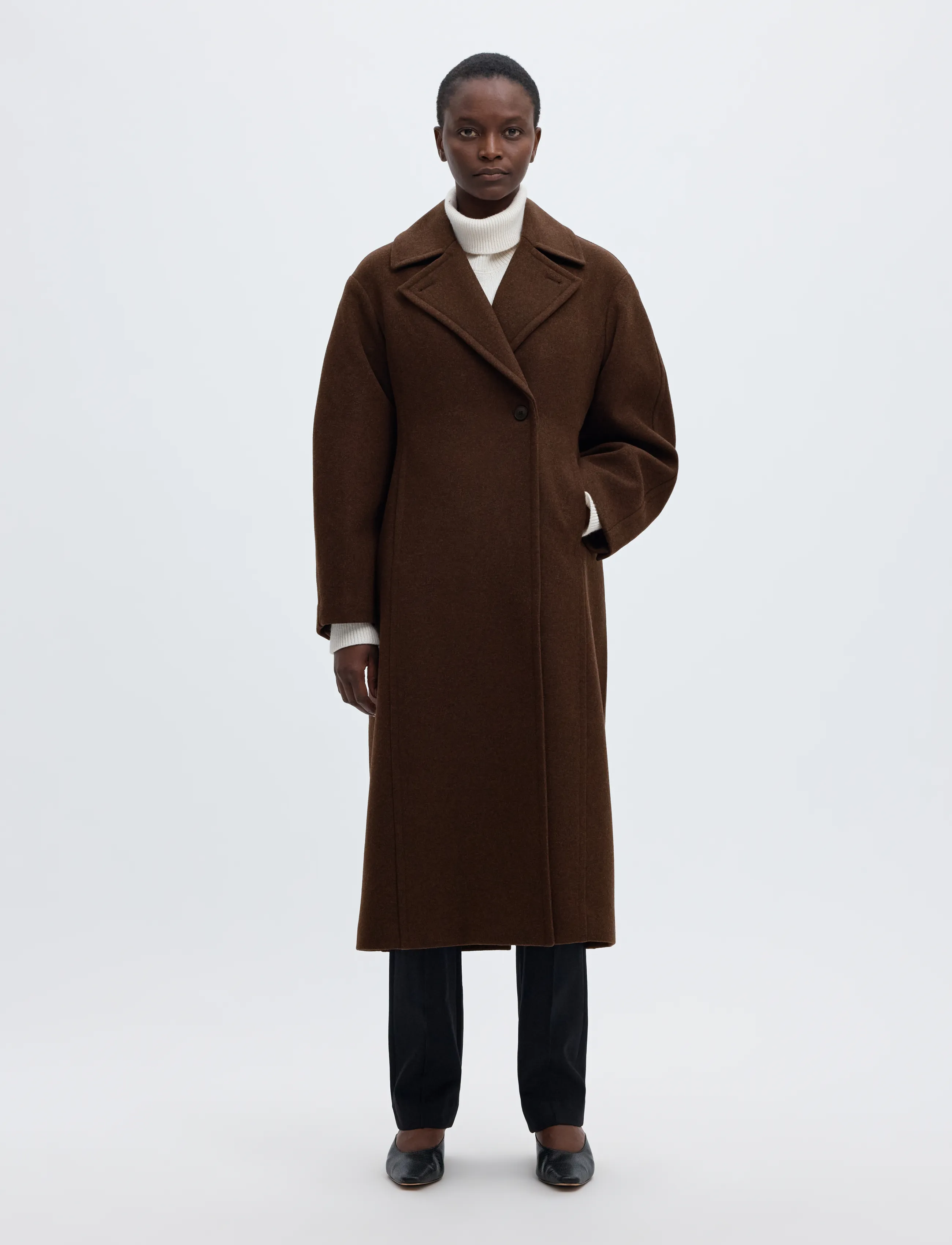 Selected - SLWVALERIE WOOL BLEND COAT - delicioso - 5
