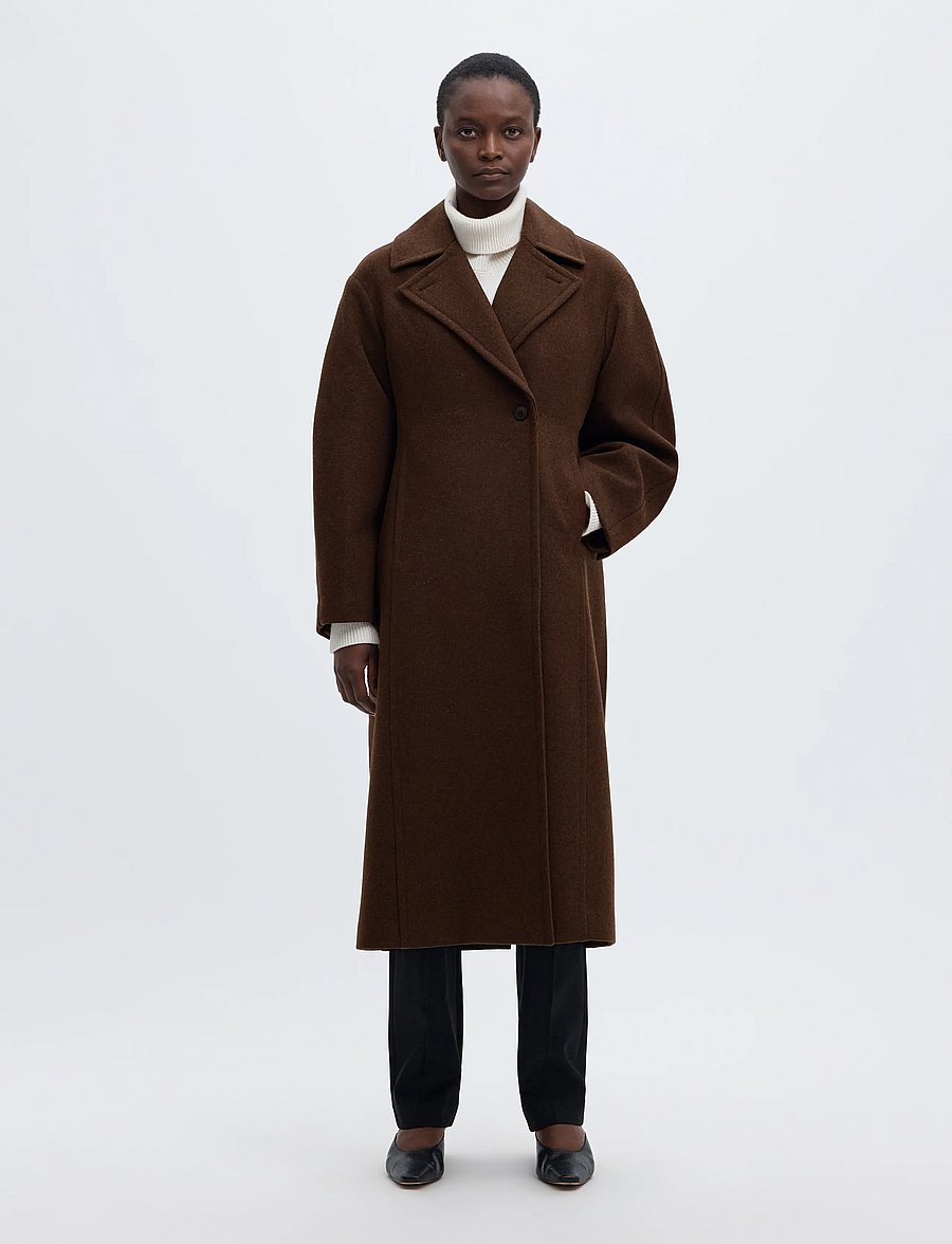 Selected - SLWVALERIE WOOL BLEND COAT - delicioso - 5