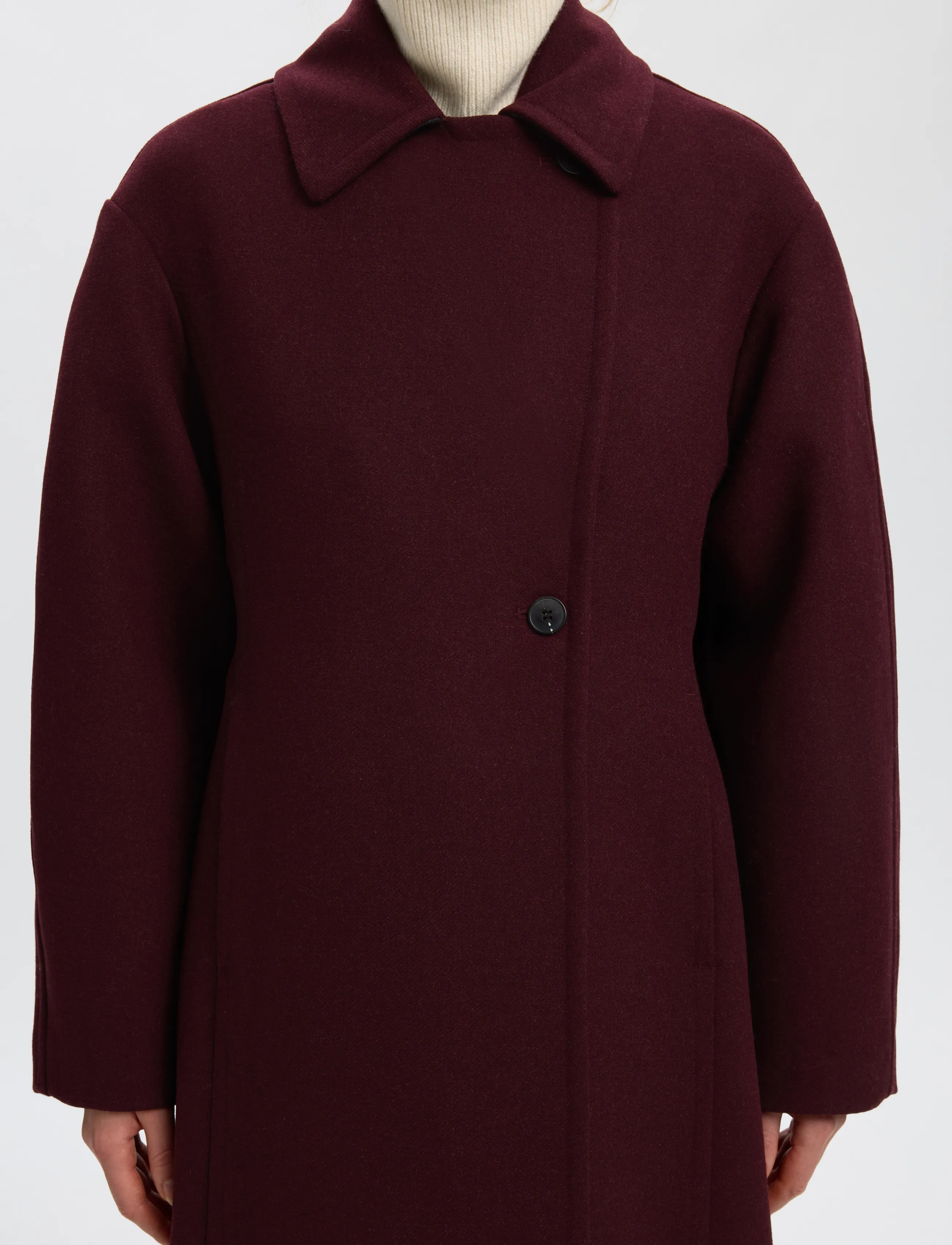 Selected - SLWVALERIE WOOL BLEND COAT - vinterjakker - tawny port - 4