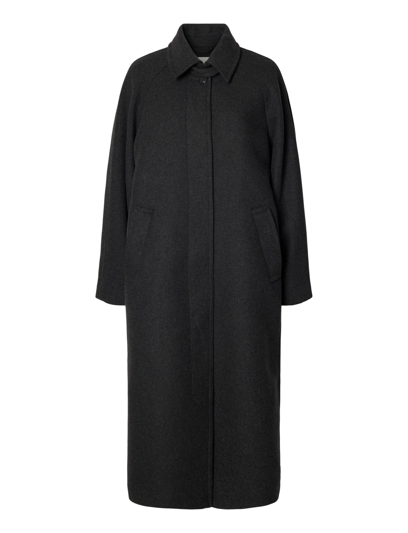 Selected - SLWRAEY MANTECO COAT - vinterjakker - dark grey - 1